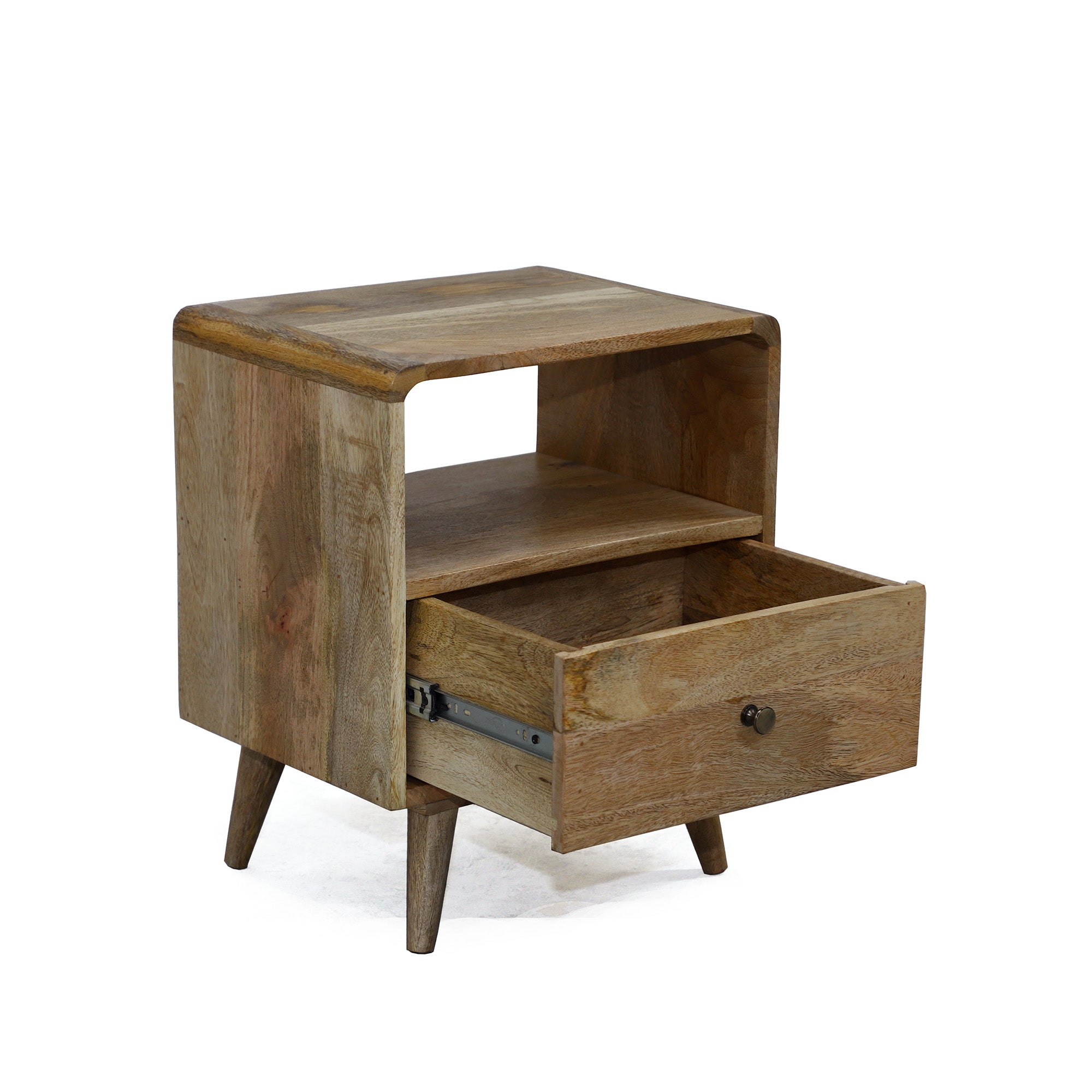 Emil - Table de Chevet - Bois Massif