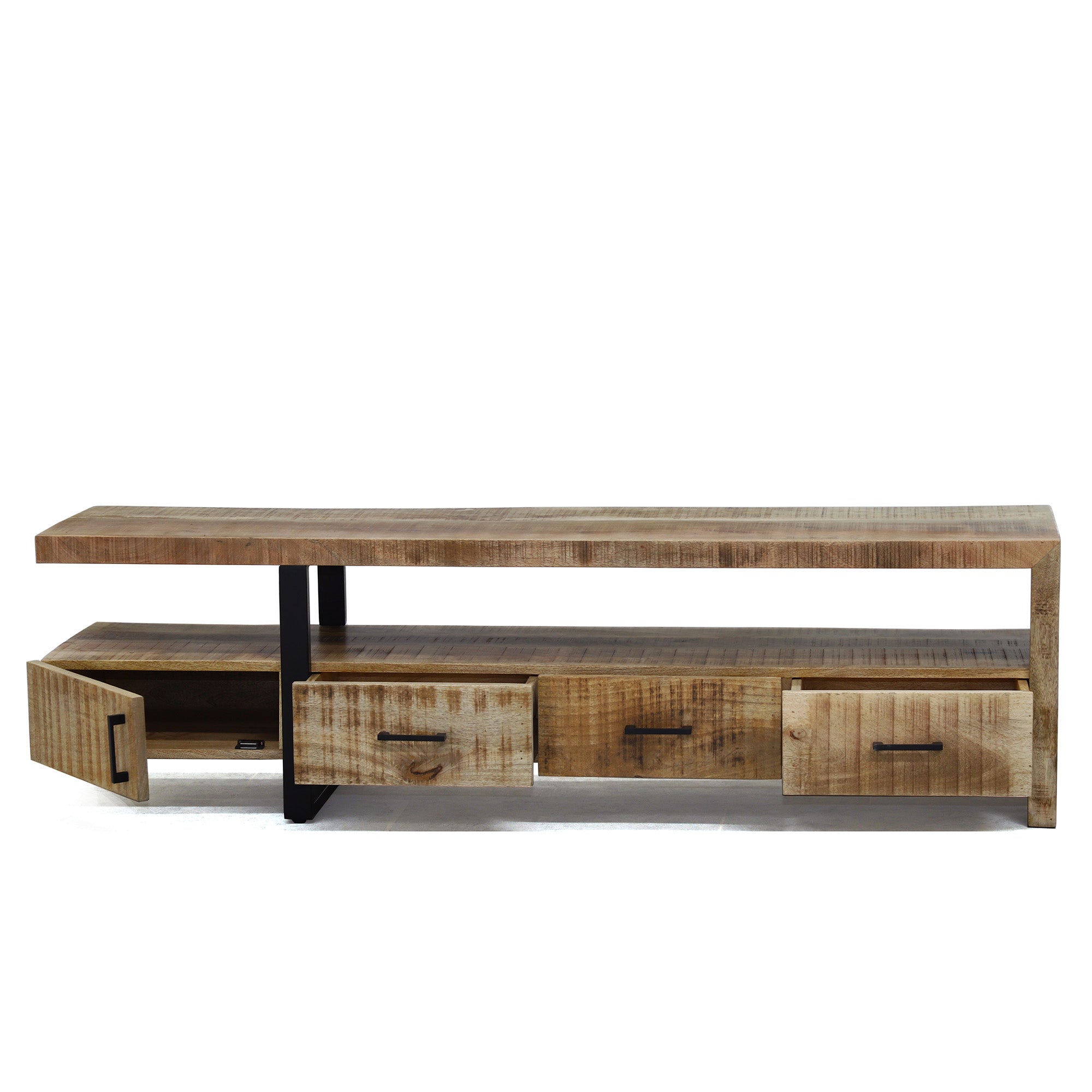 Aube - TV Stand - Solid Wood - 70"