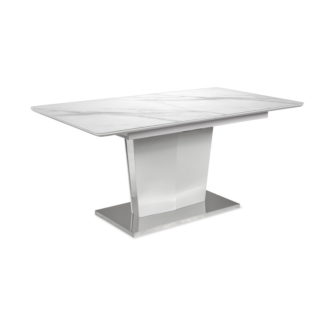 Cynthia - Dining Table - Tempered Glass Marble