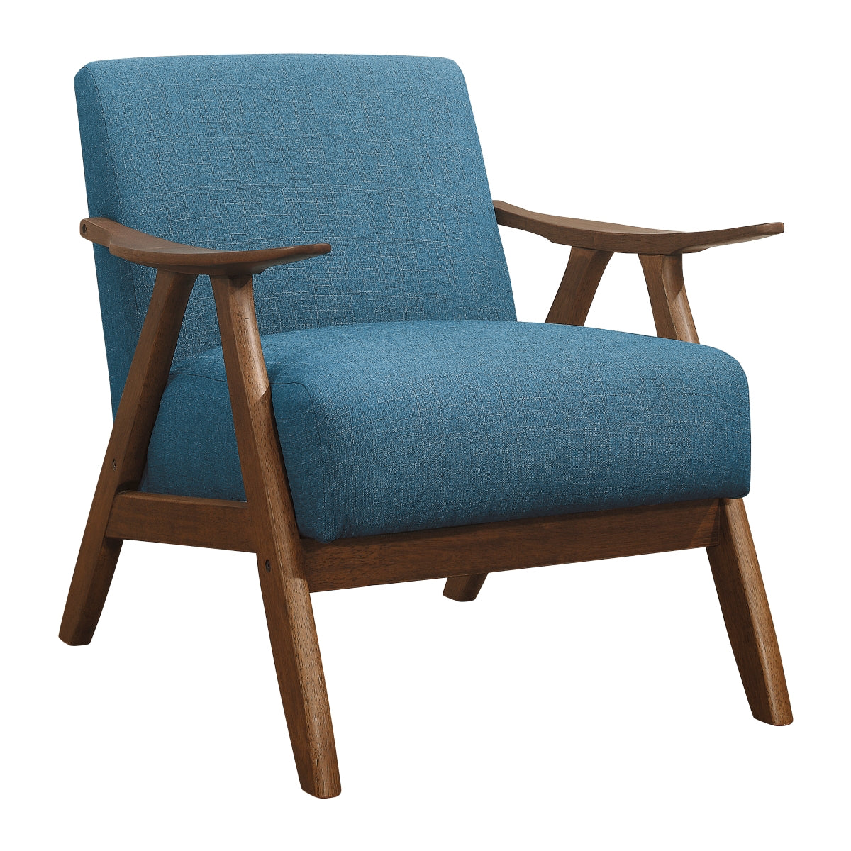 Damala - Side chair - Blue fabric
