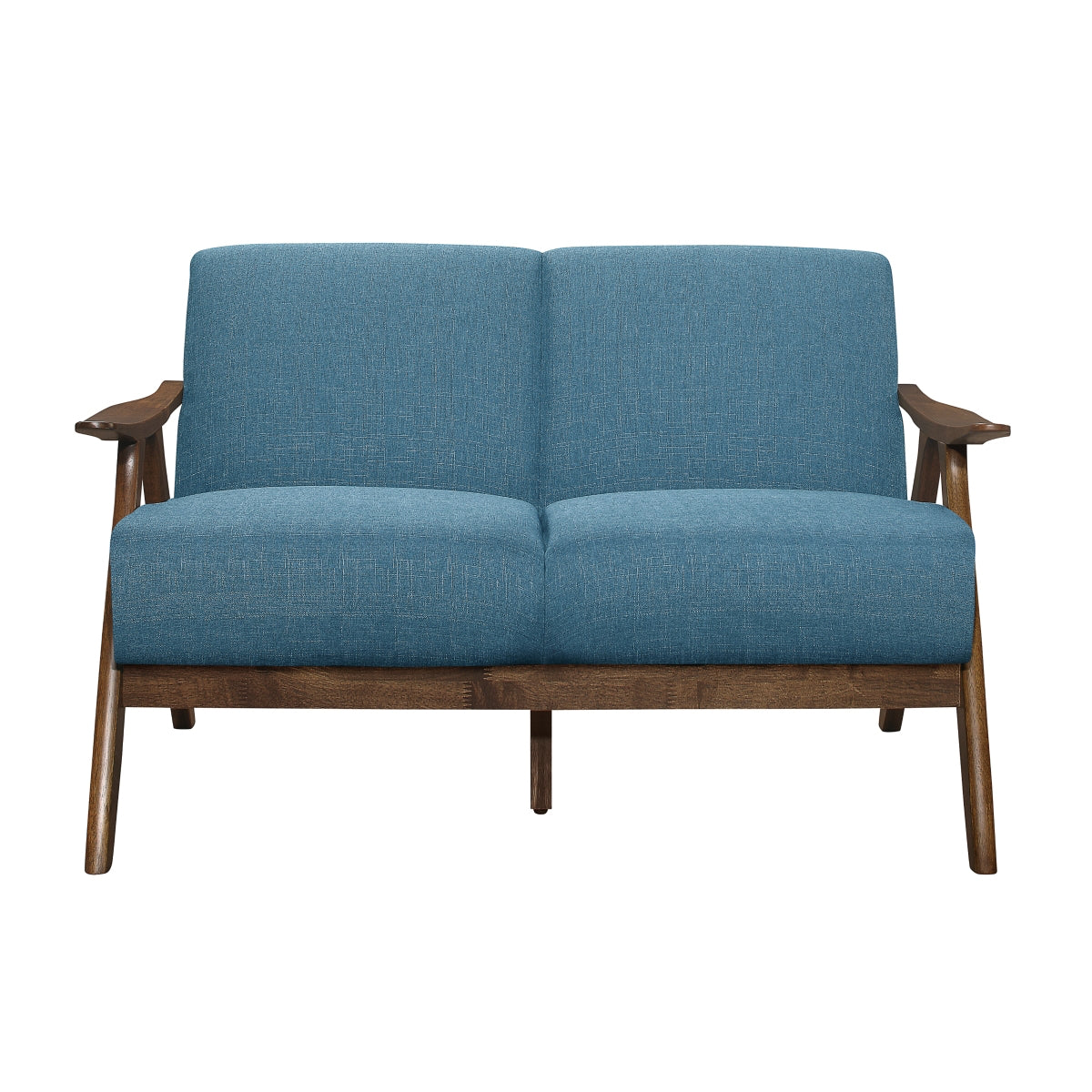 Damala - Loveseat - Blue Fabric