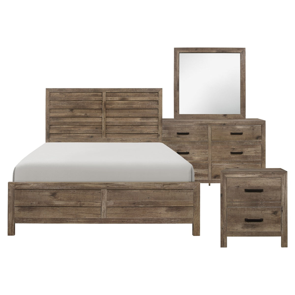 Bedroom Set - Rustic Brown - Mandan