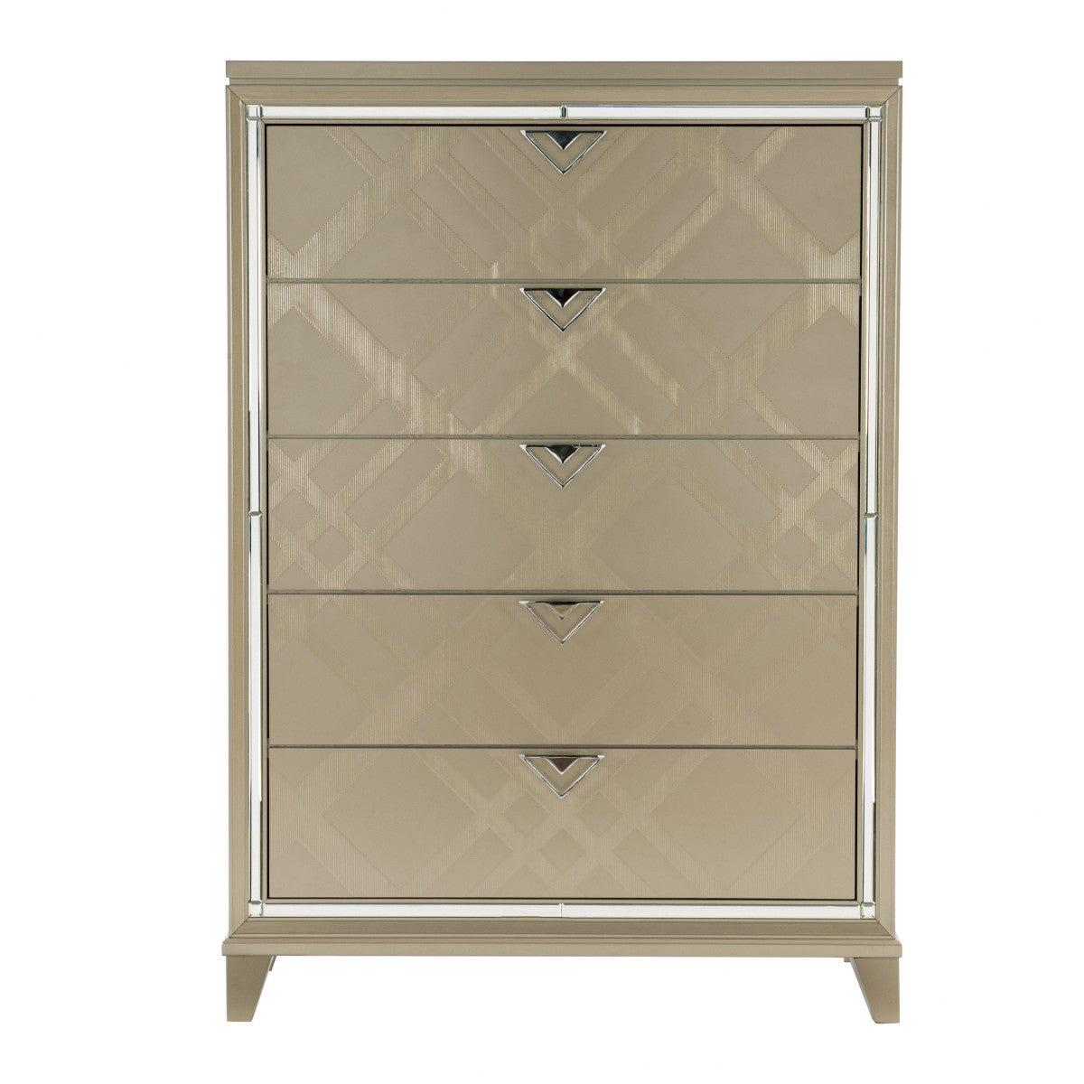Bijou - Bedroom Set - Metallic Champagne
