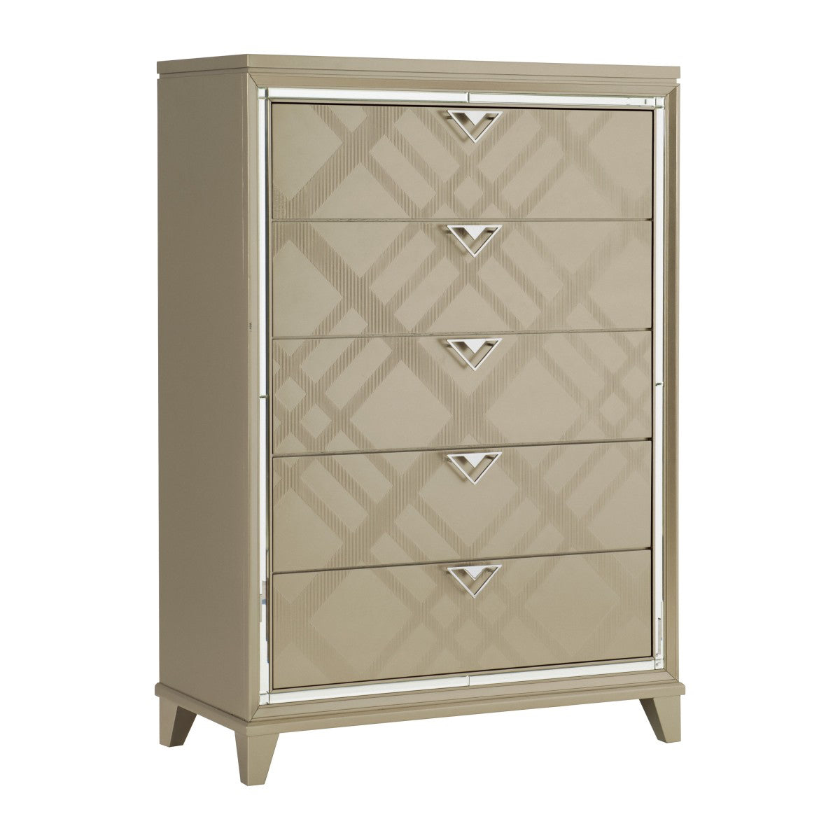 Bijou - Bedroom Set - Metallic Champagne