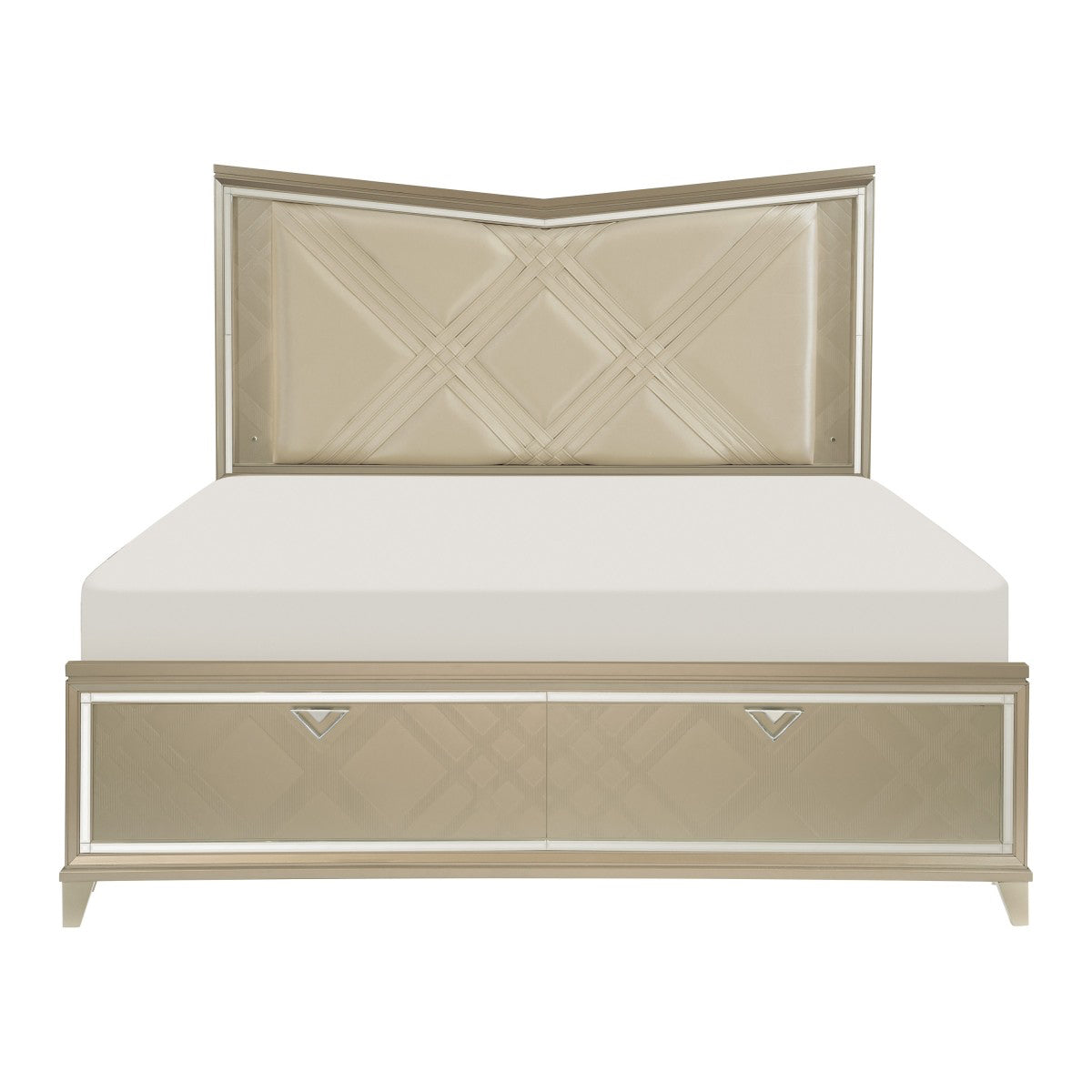 Bijou - Bedroom Set - Metallic Champagne