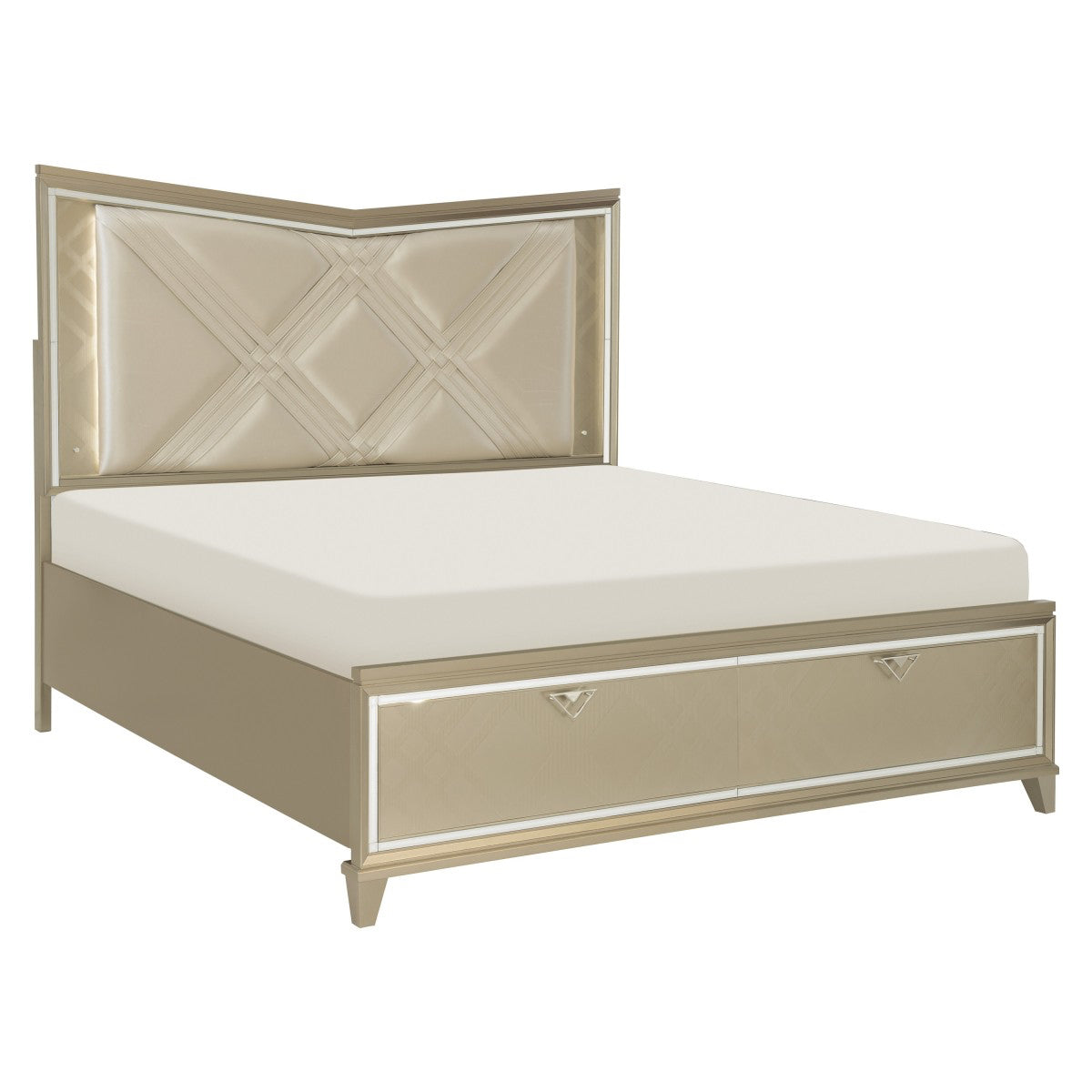 Bijou - Bedroom Set - Metallic Champagne