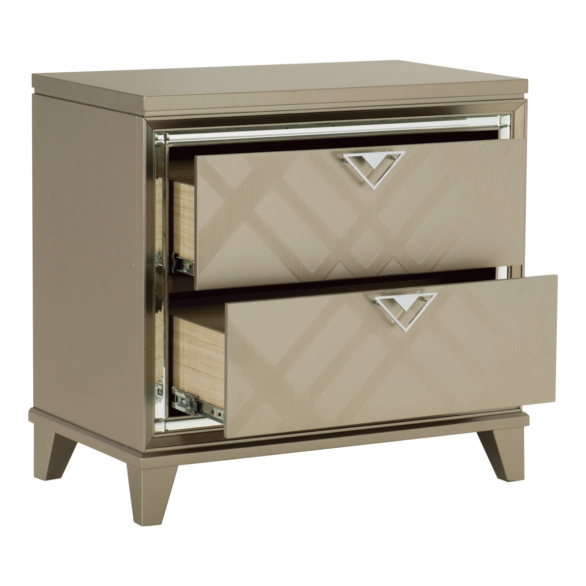 Bijou - Bedroom Set - Metallic Champagne