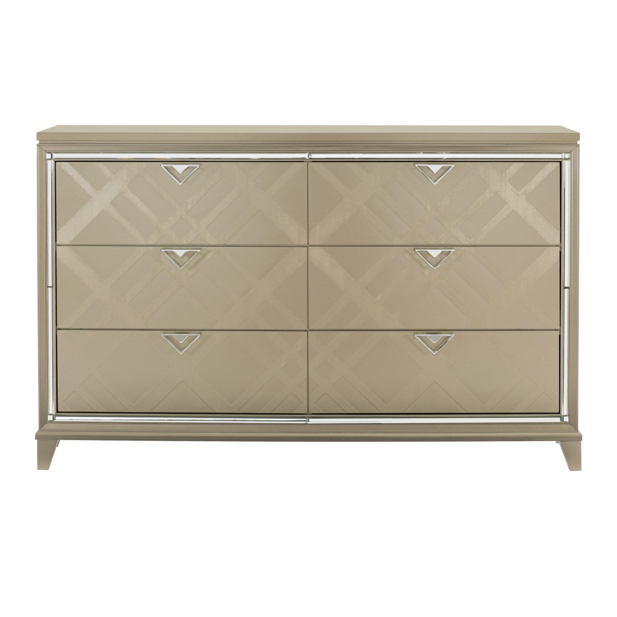 Bijou - Bedroom Set - Metallic Champagne