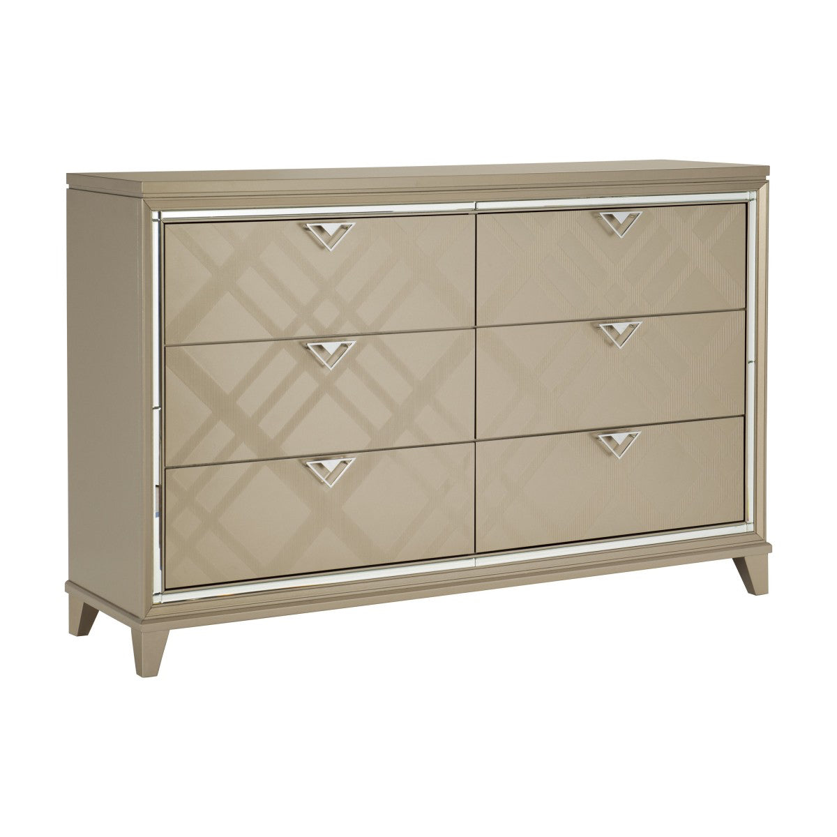 Bijou - Bedroom Set - Metallic Champagne
