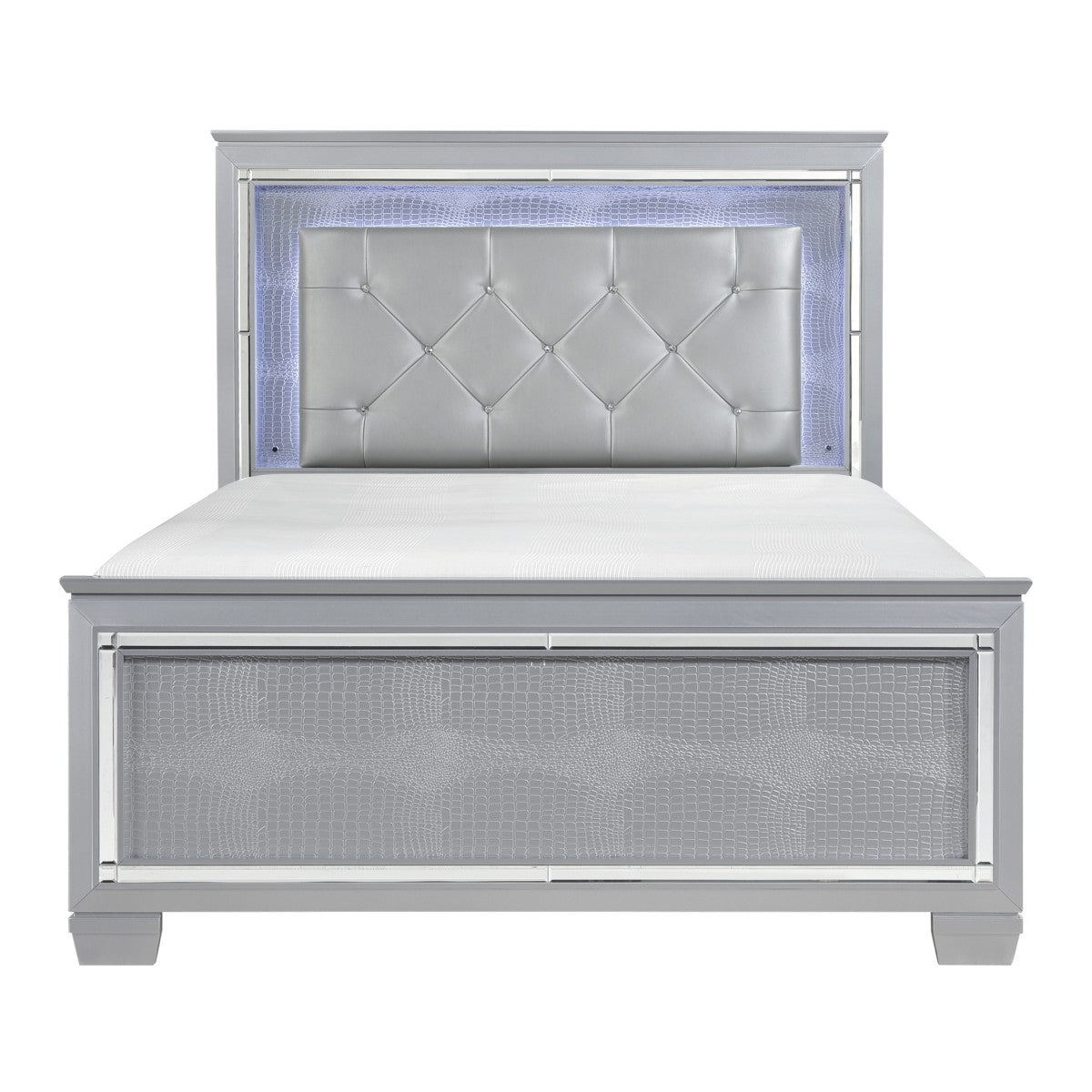 Allura - Bedroom Set - Silver Grey