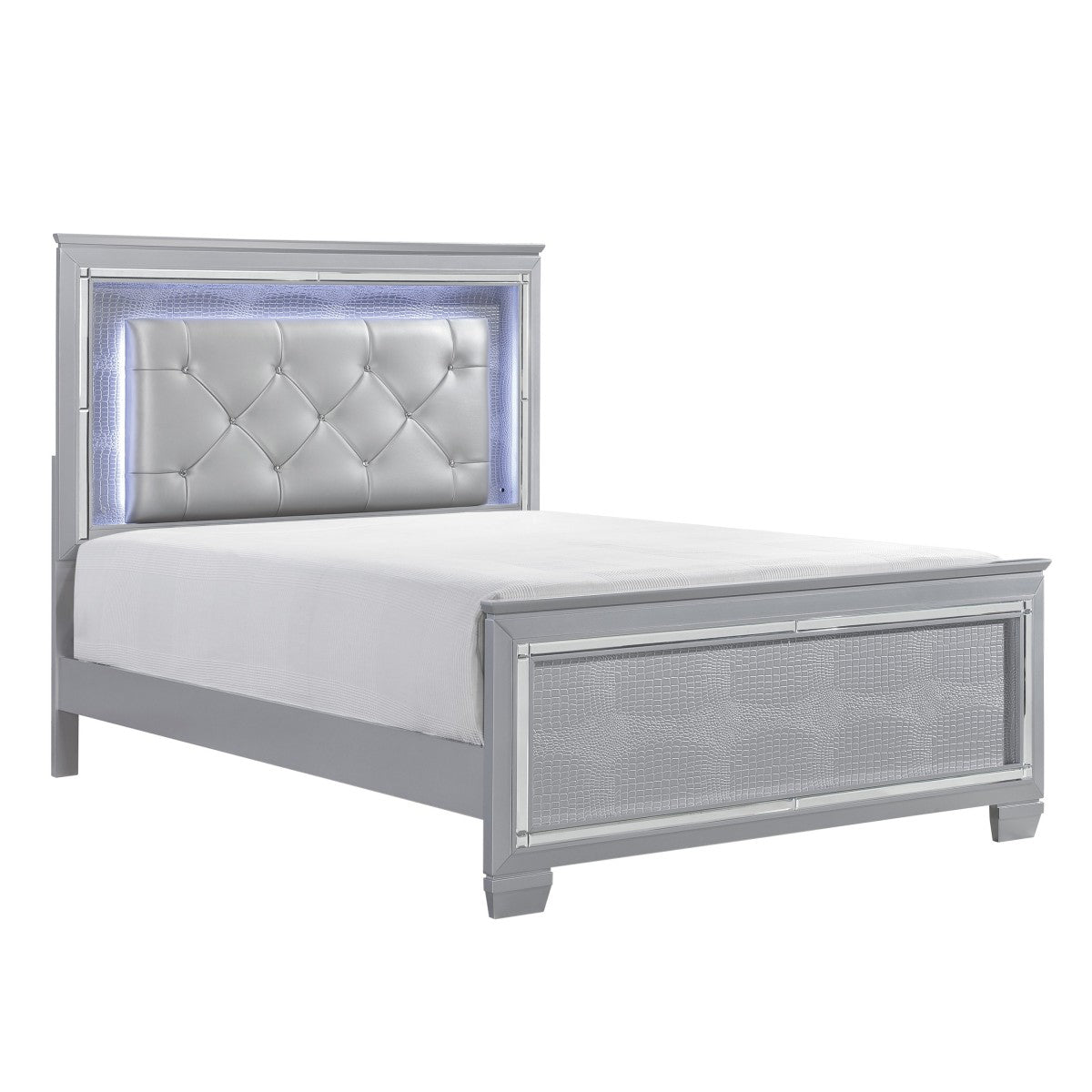 Allura - Bedroom Set - Silver Grey