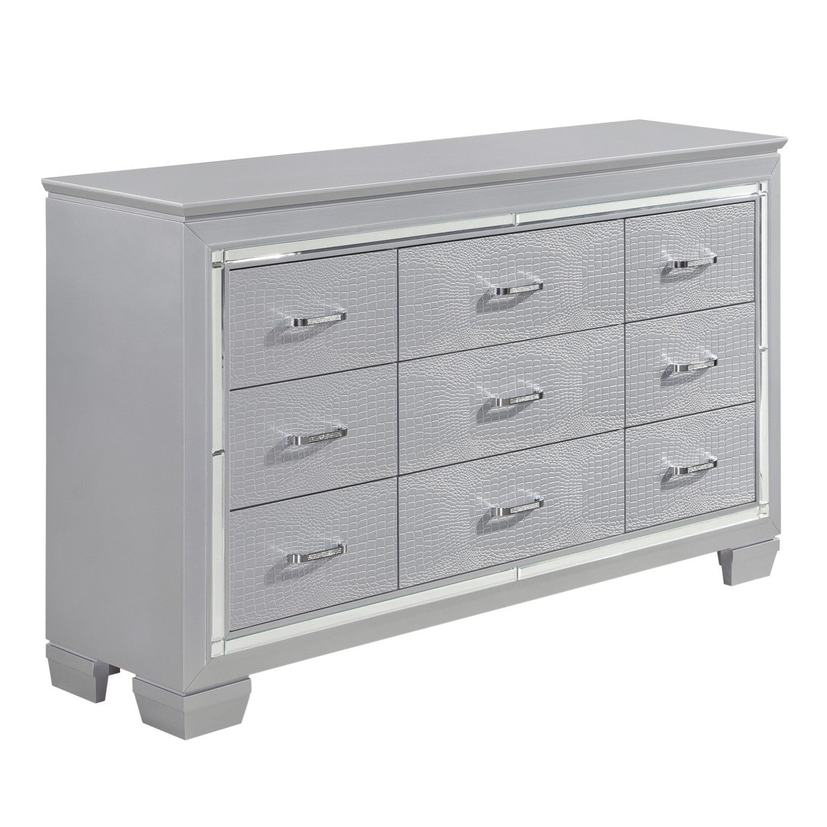 Allura - Bedroom Set - Silver Grey
