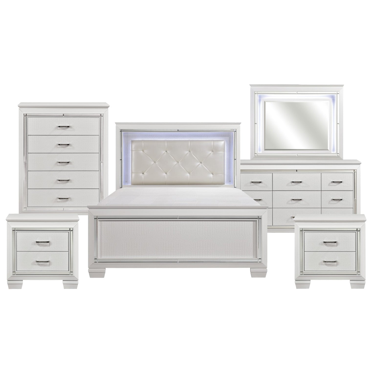 Allura - Bedroom Set - White