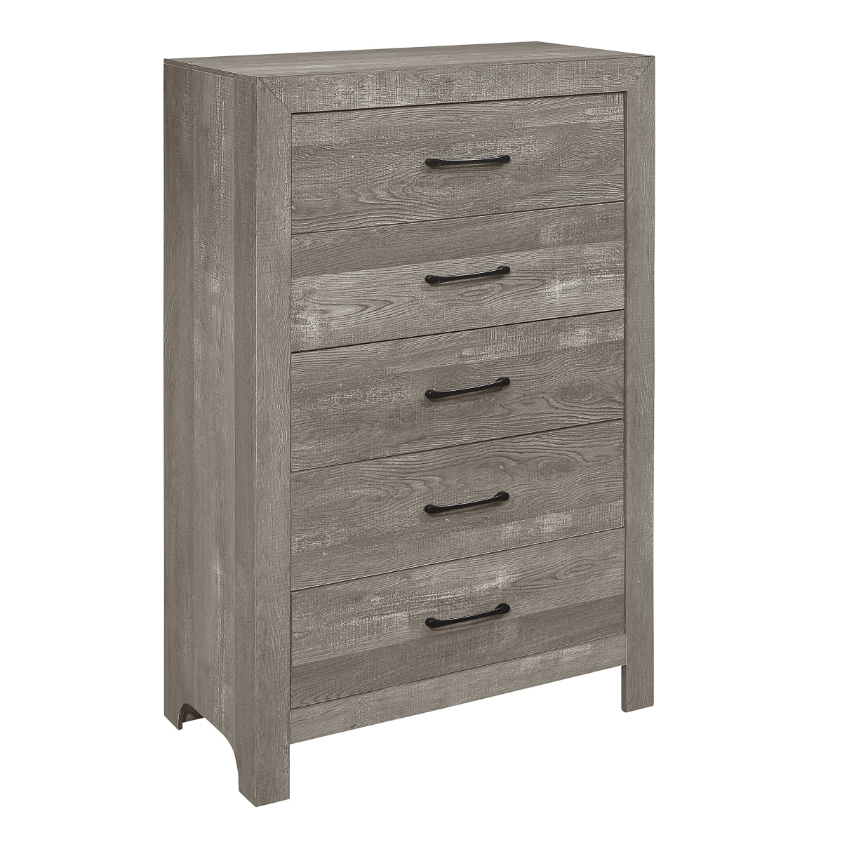 Corbin - 5 Drawer Chest - Gray
