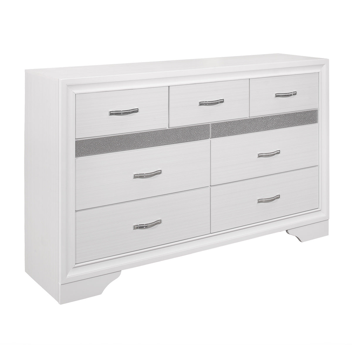Luster - 6 Drawer Dresser - White