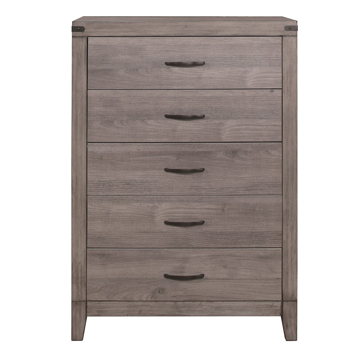 Woodrow - 5 Drawer Chest - Gray