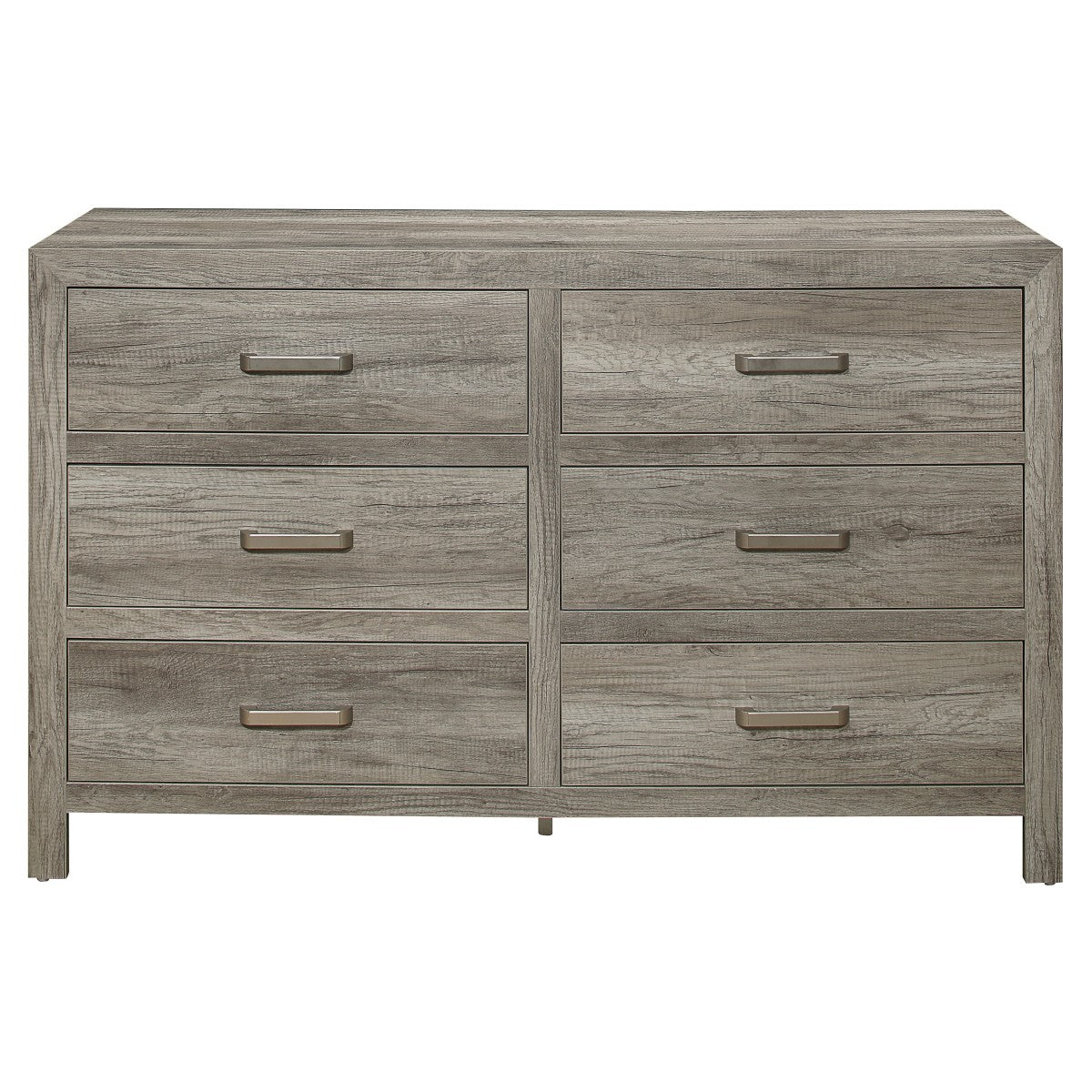 Mandan - 6 Drawer Dresser - Gray