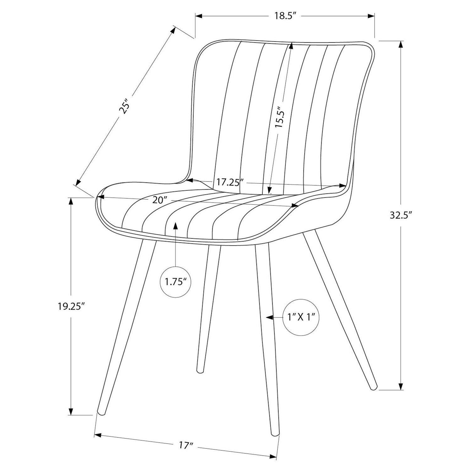 Sylva - Dining Chair - Black