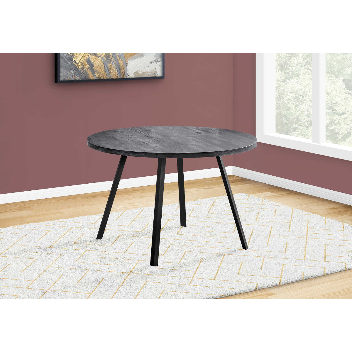 Naël - Dining Table - Dark Grey