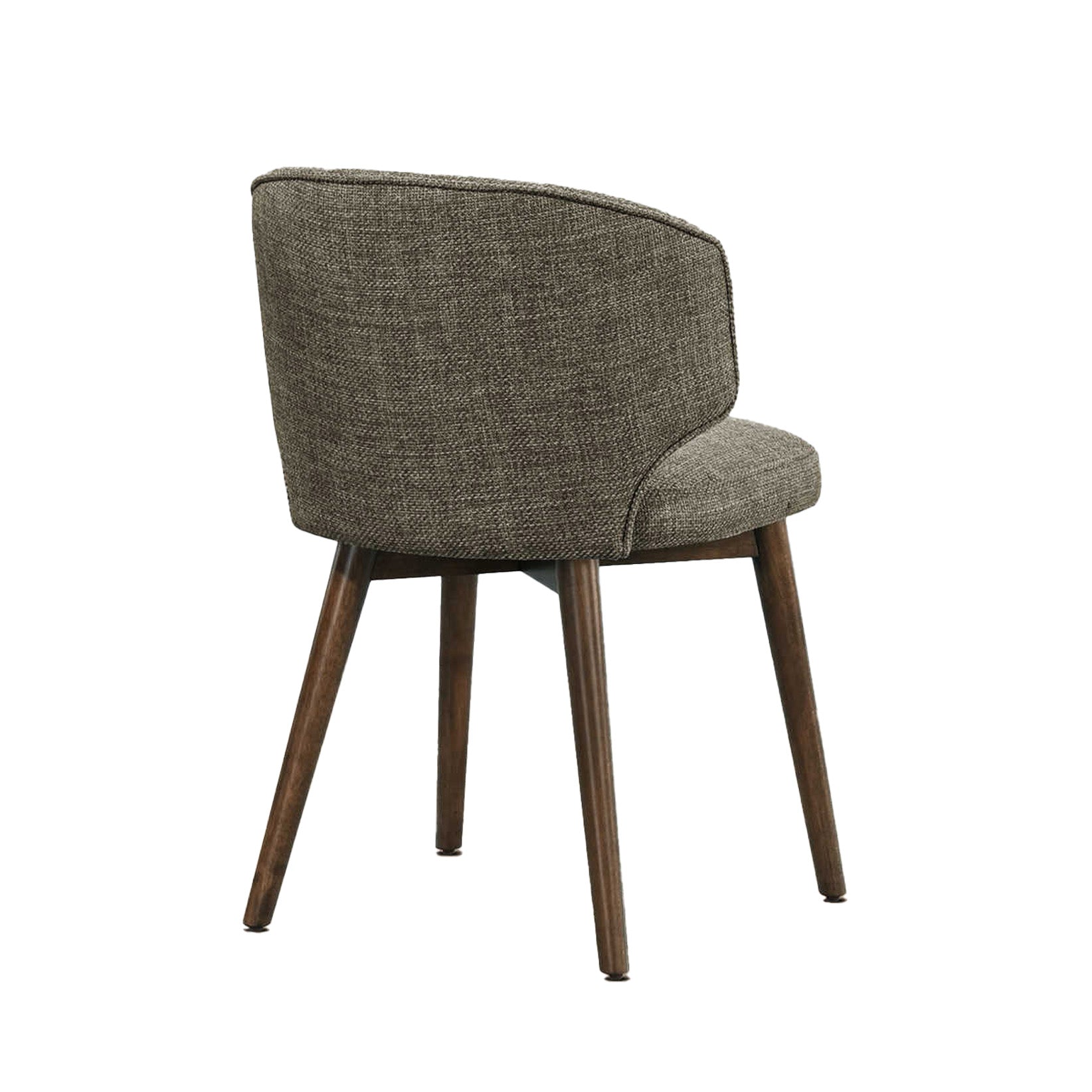 Alvano - Chaise de Salle à Manger - Noyer et Brun