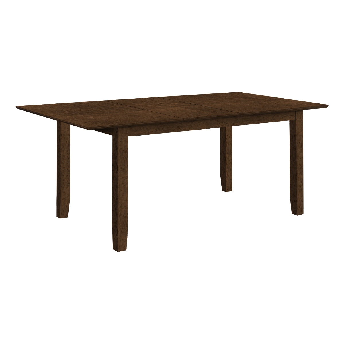 Ambre - Table A Manger - Bois Plaque Brun