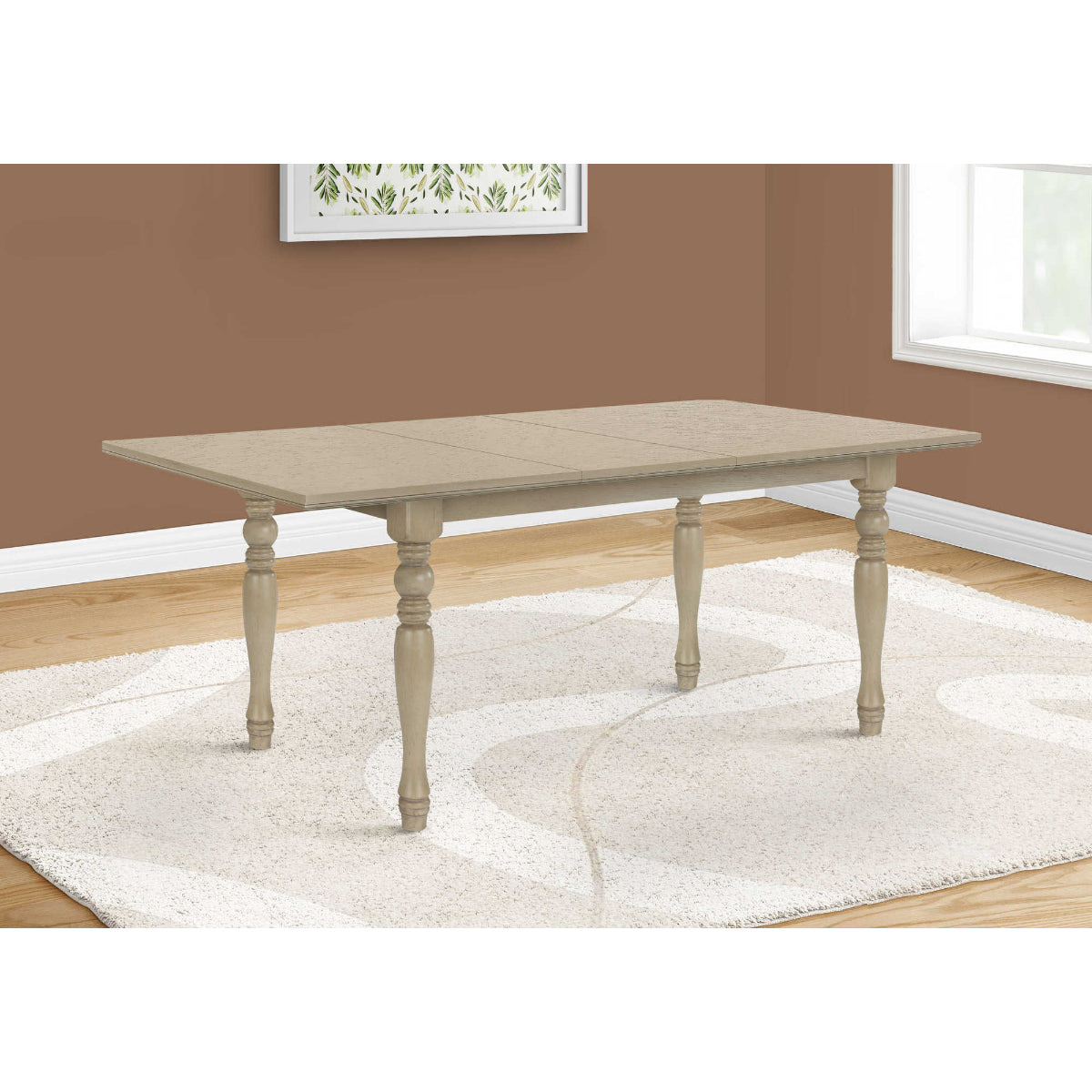 Olivier - Dining Table - Antique Grey Veneer Wood