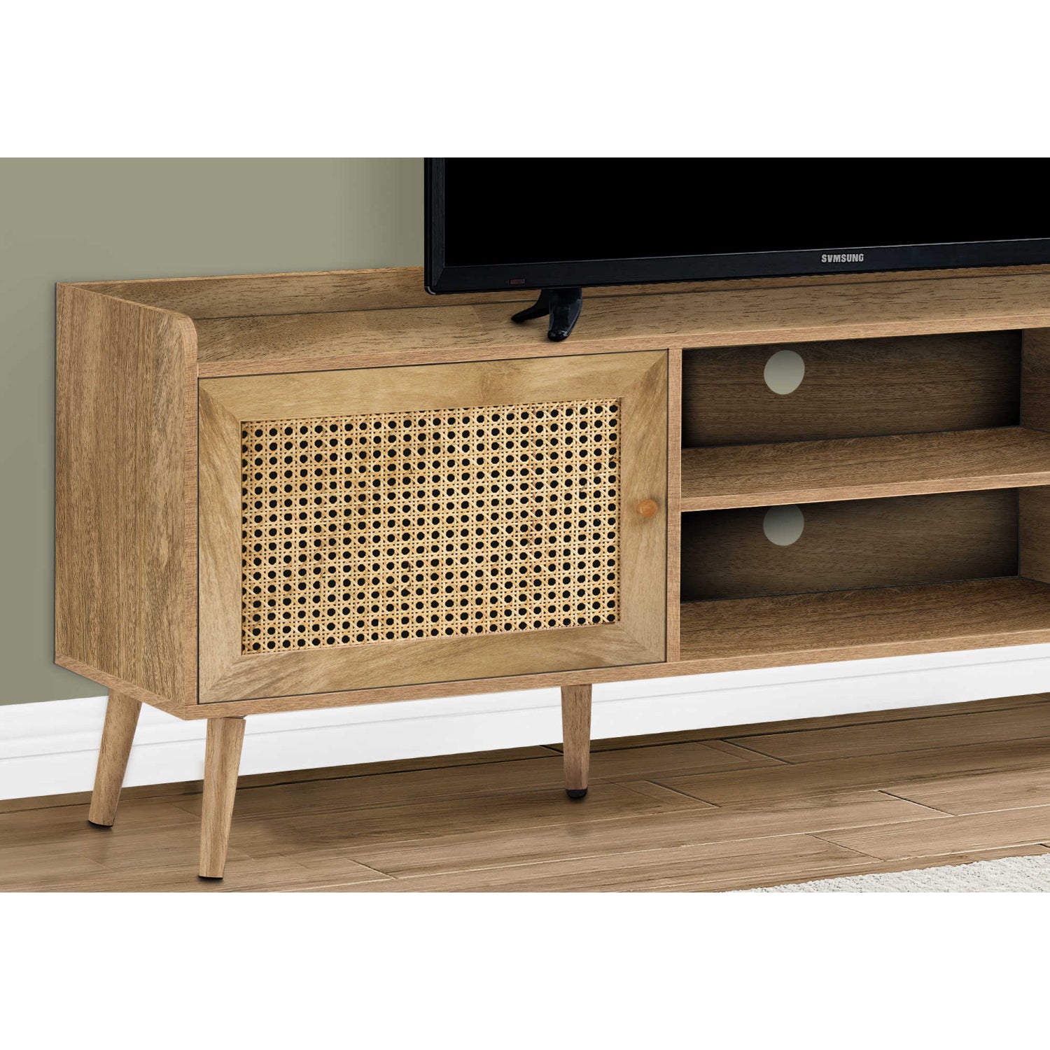 Garrett - TV Stand - Walnut - 72 in.