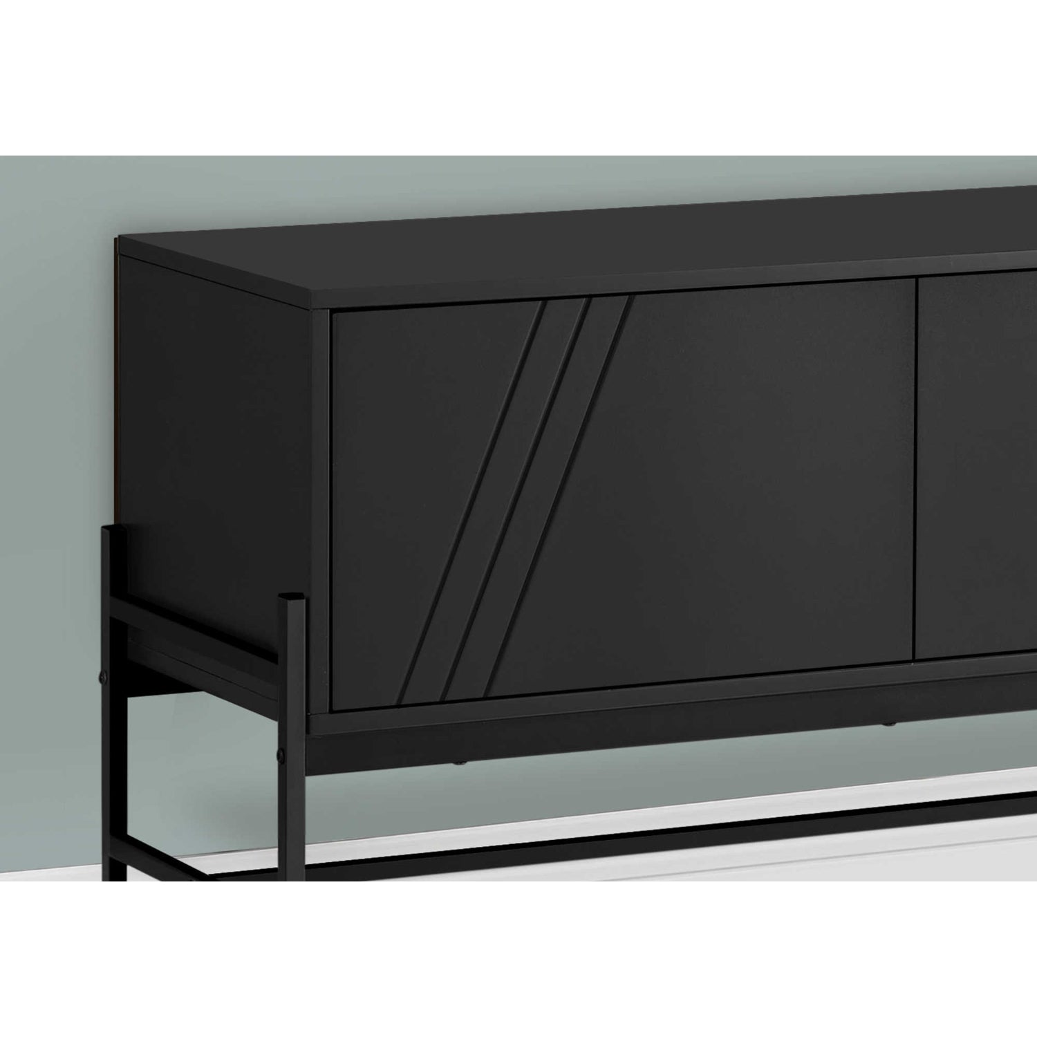 Vigo - TV Stand - Black - 60 in