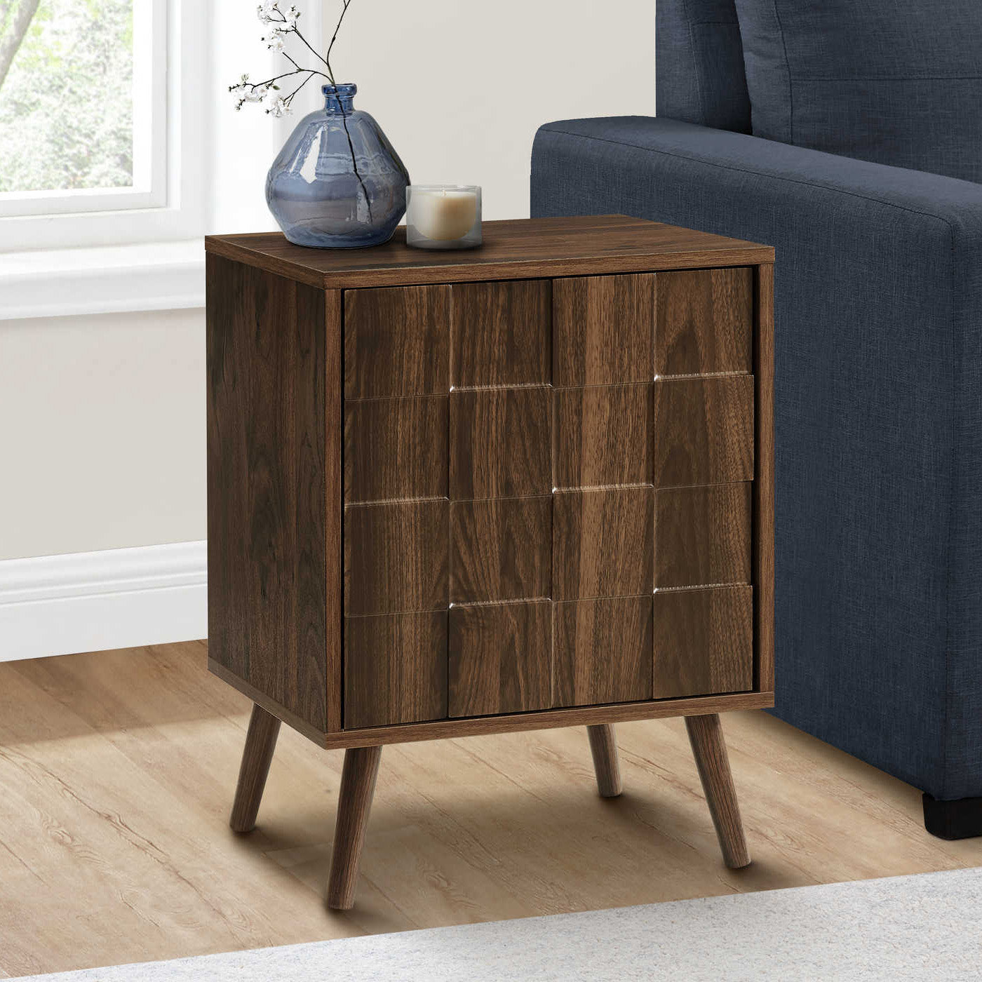 Angèle - Side Table - Dark Walnut