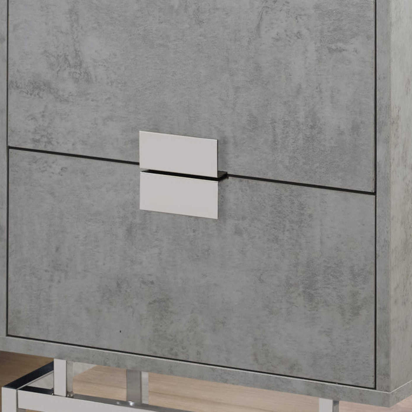 Alaric - Table de Chevet - Gris Ciment