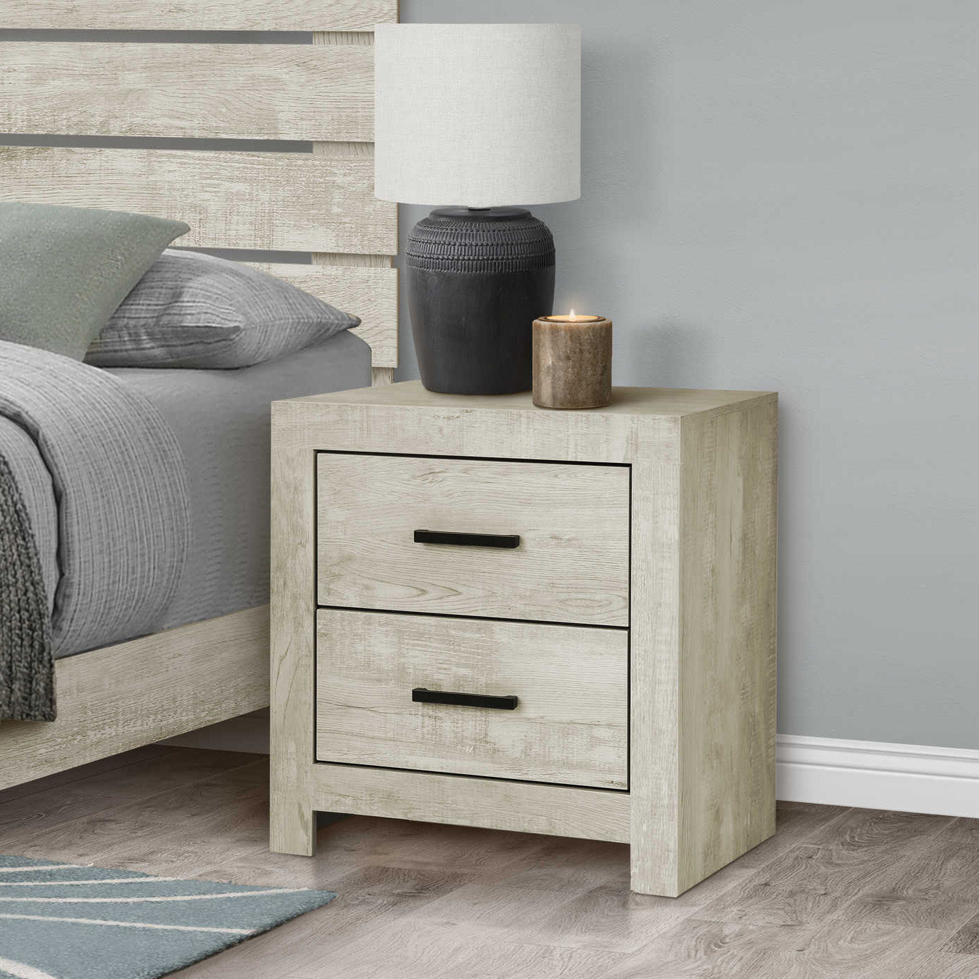 Meliora - Bedroom Set - Bleached Oak