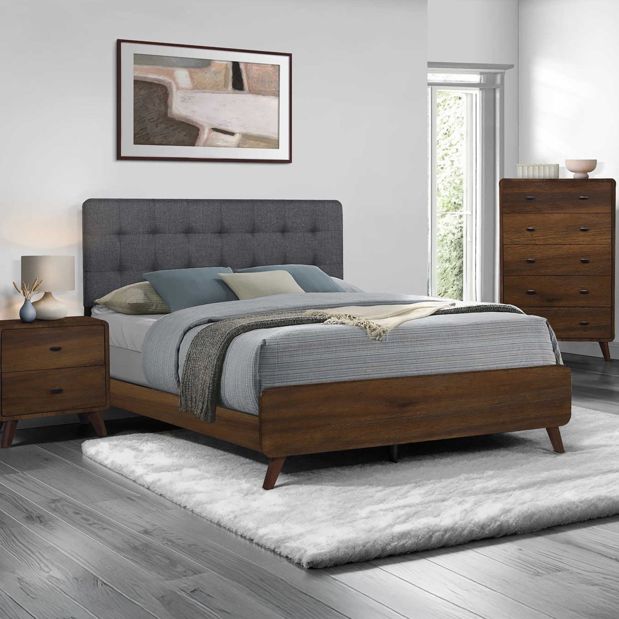 Jolen - Lit Queen - Noyer