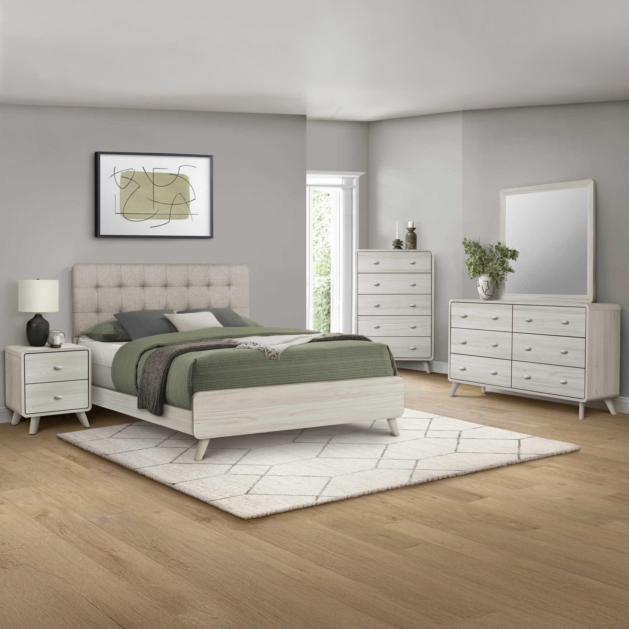 Jolen - Bedroom Set - Grey Oak