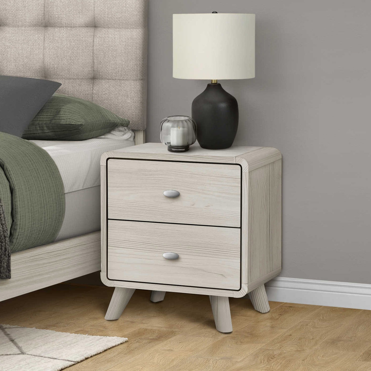 Jolen - Nightstand - Grey Oak