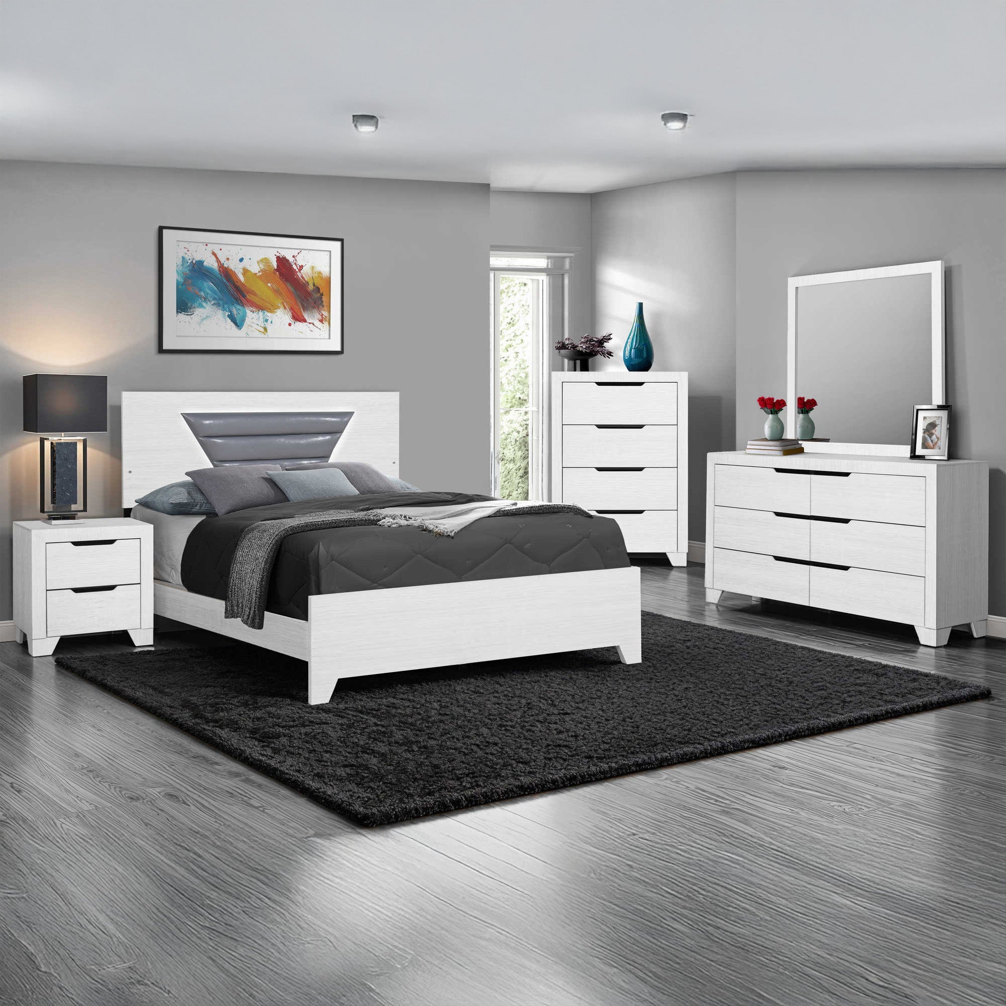 Alessia - Bedroom set - White