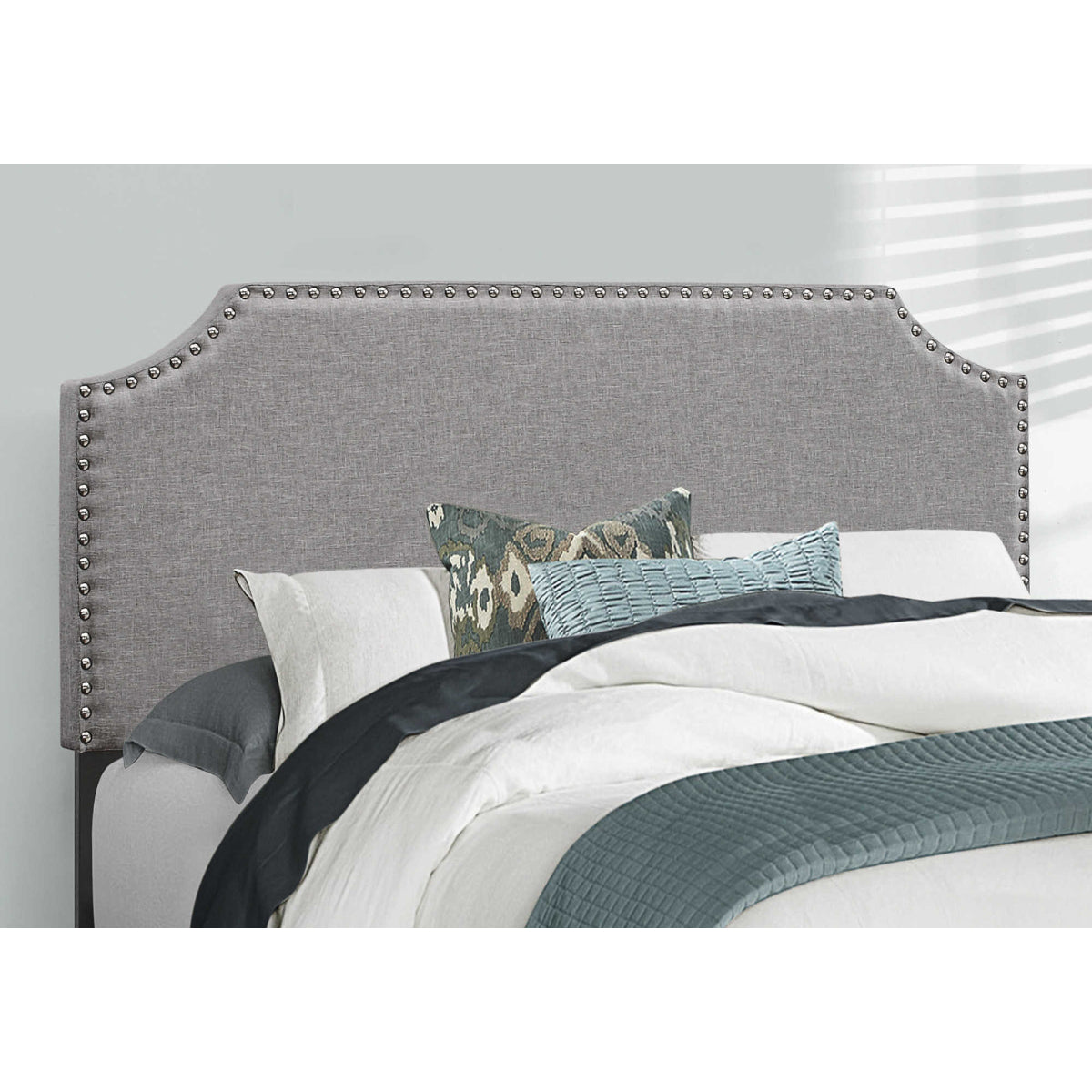 Madeleine - Double Bed - Grey Fabric