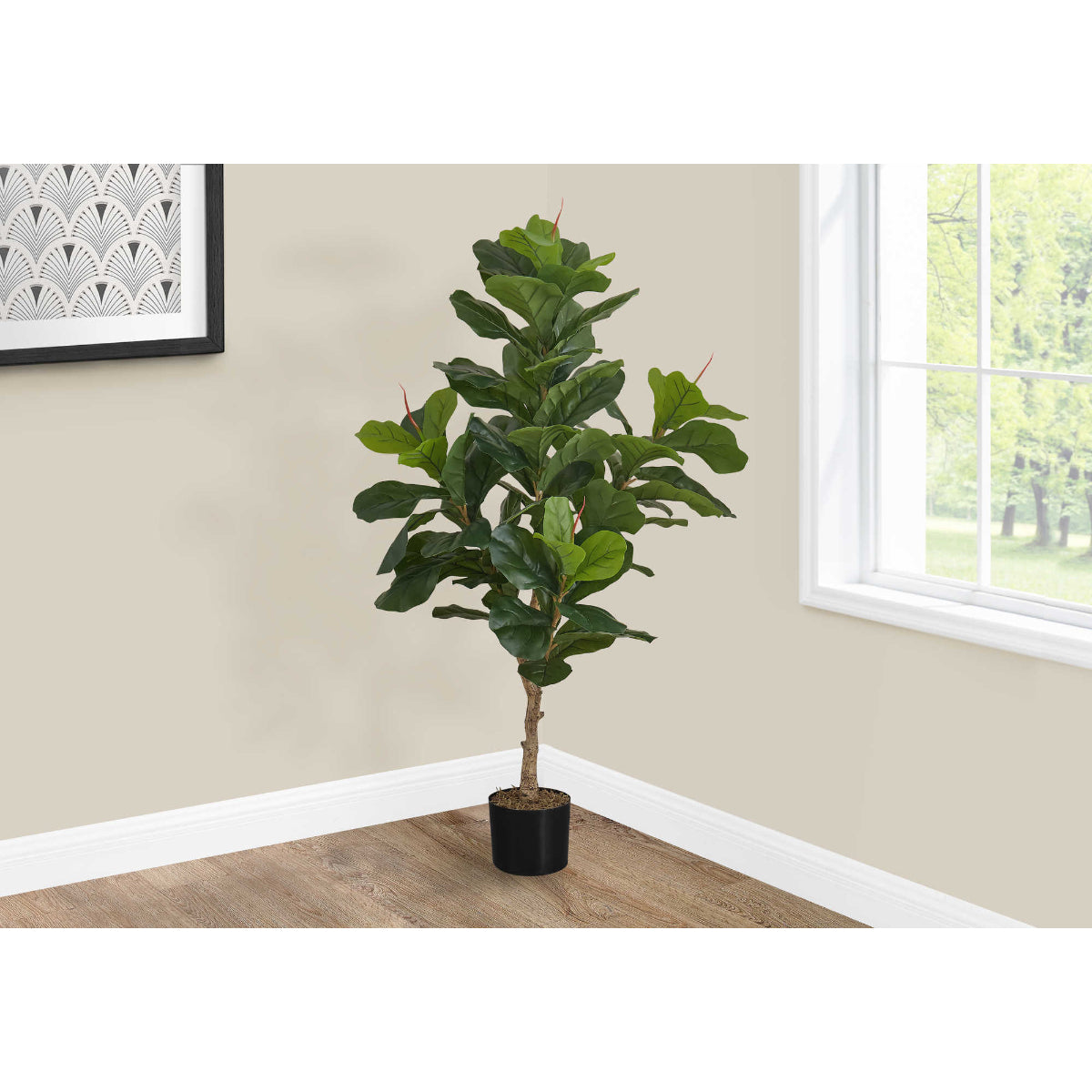 Artificial Plant - 47"H / Fiddle Indoor Pot 5"