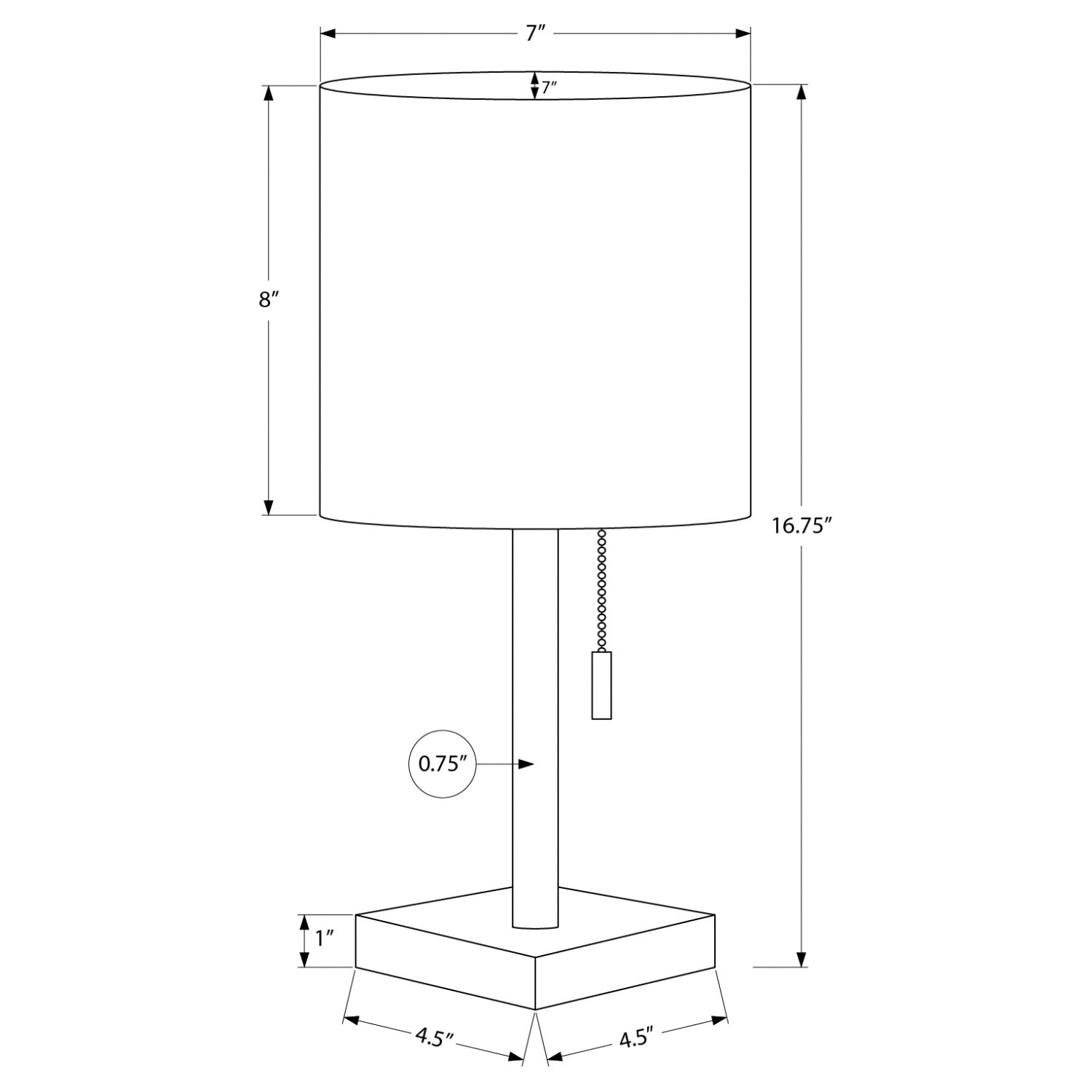 Table Lamp - 2MCX / 17"H / Black Metal / Beige / USB