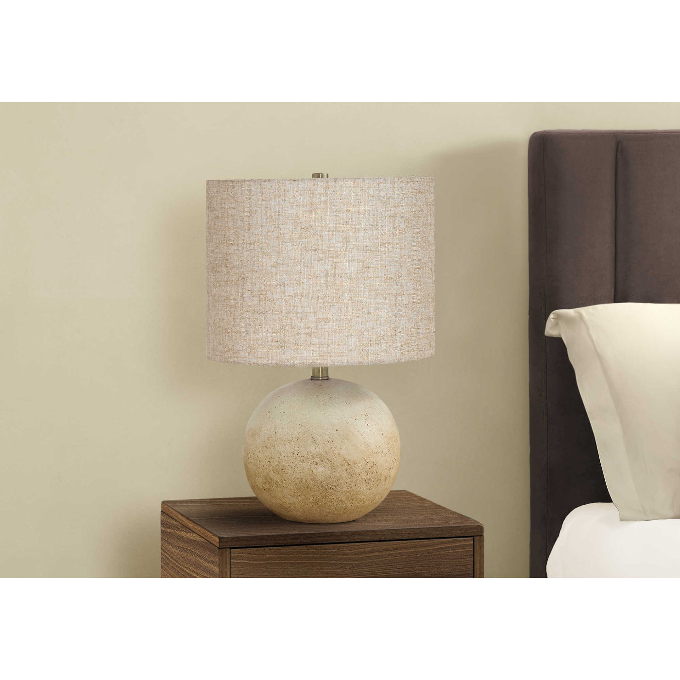 Table Lamp - 20"H / Beige Concrete / Beige