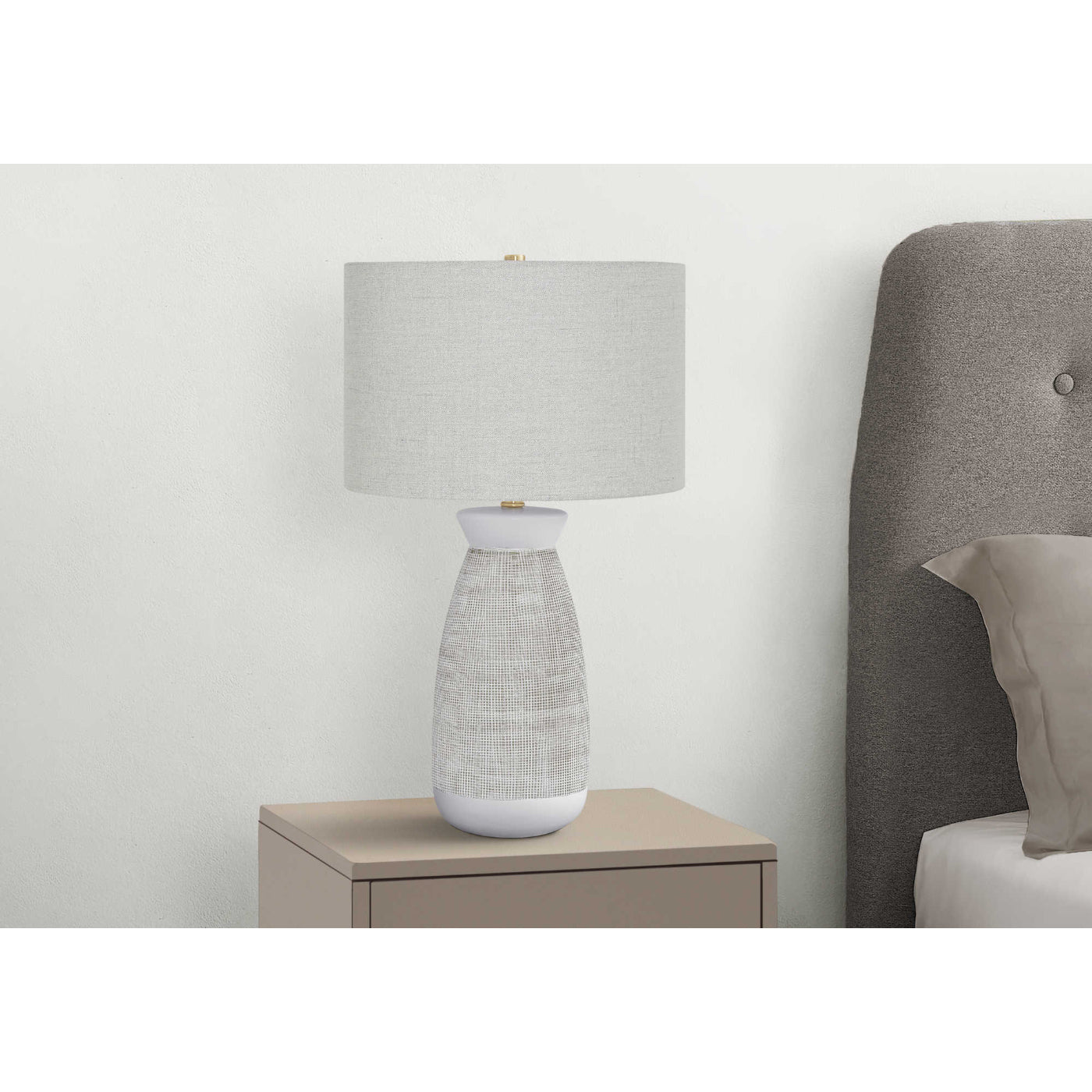 Table Lamp - 27"H / Ceramic Gray / Gray