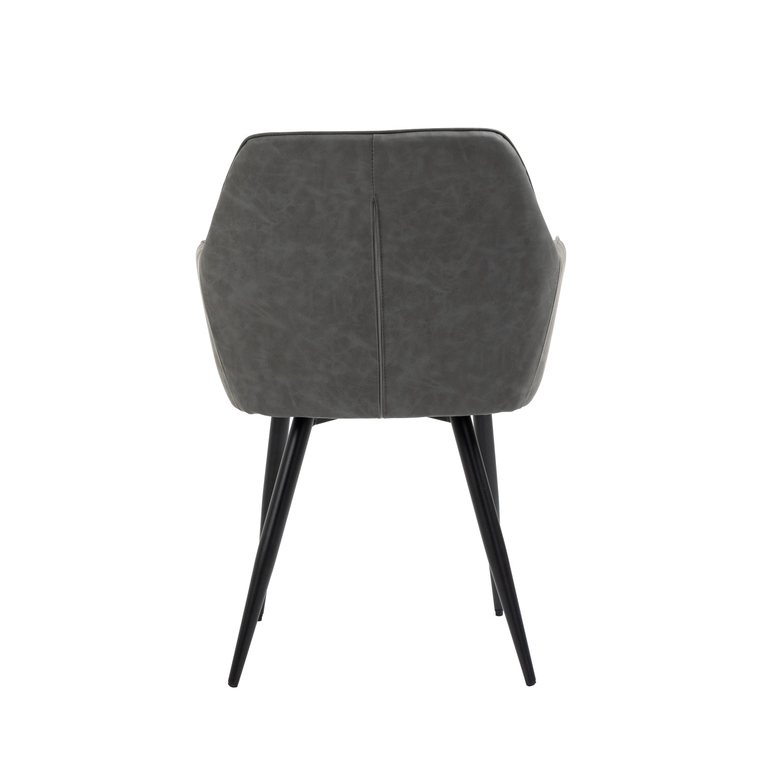 Livia - Dining Chair - Grey PU Leather