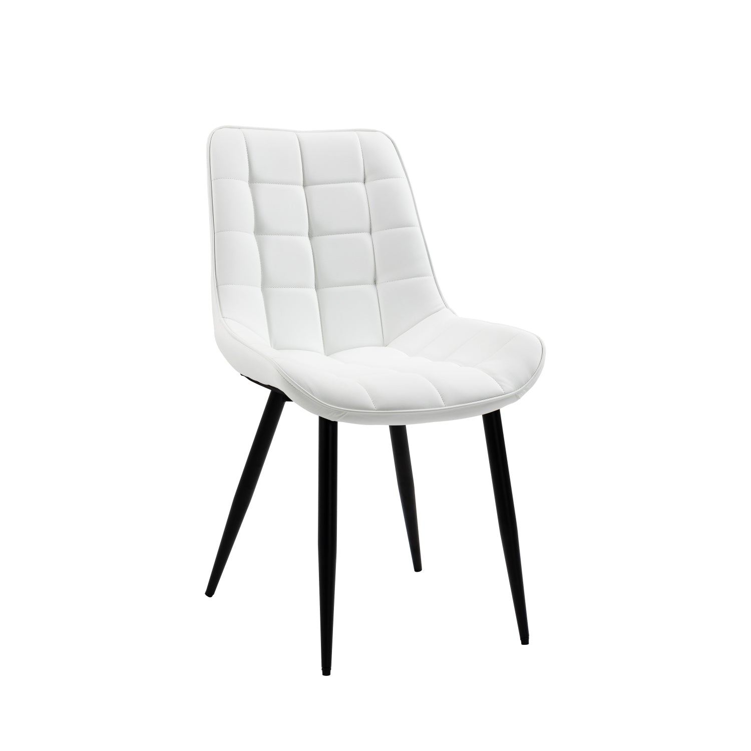 Aurora - Dining Chair - White PU Leather