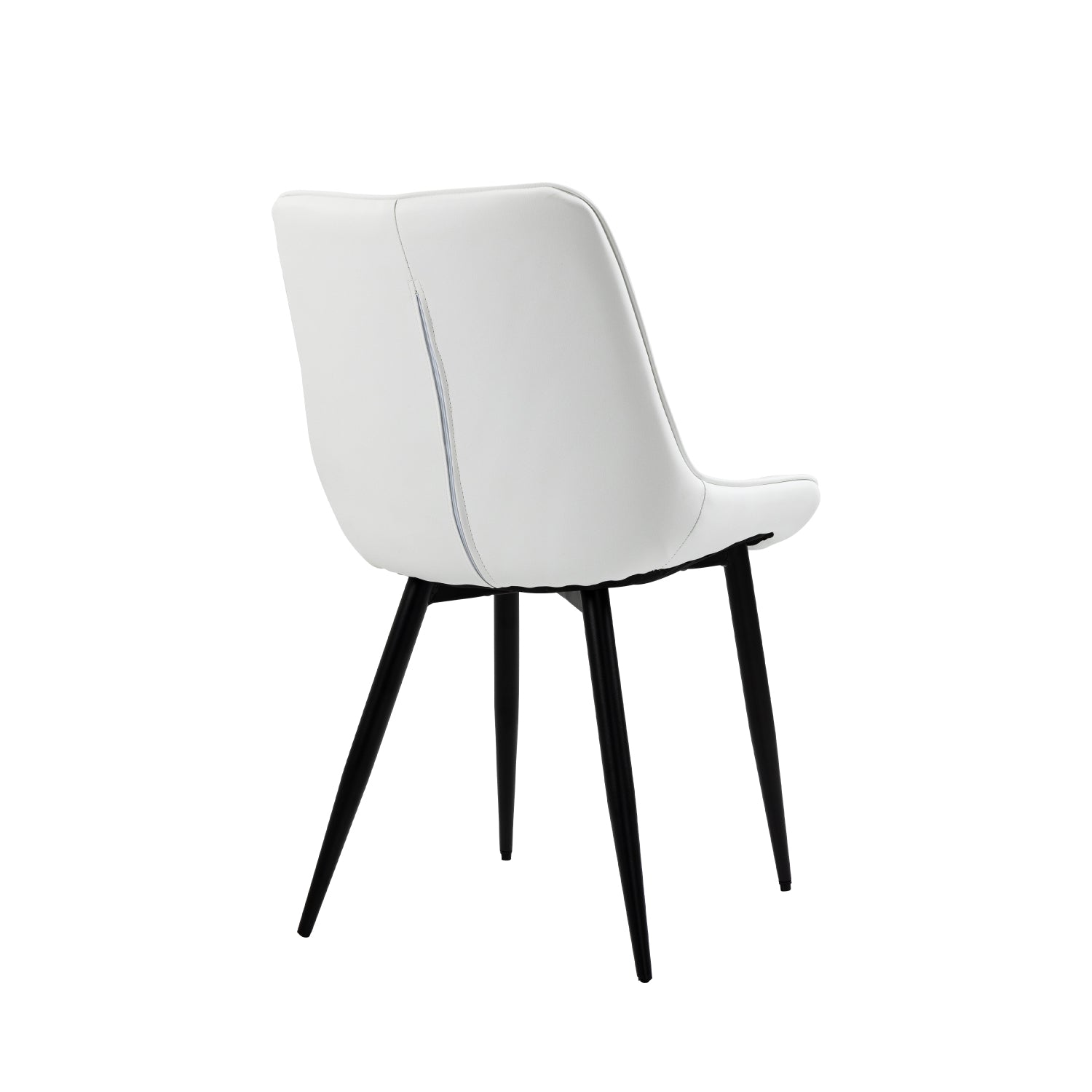 Aurora - Dining Chair - White PU Leather