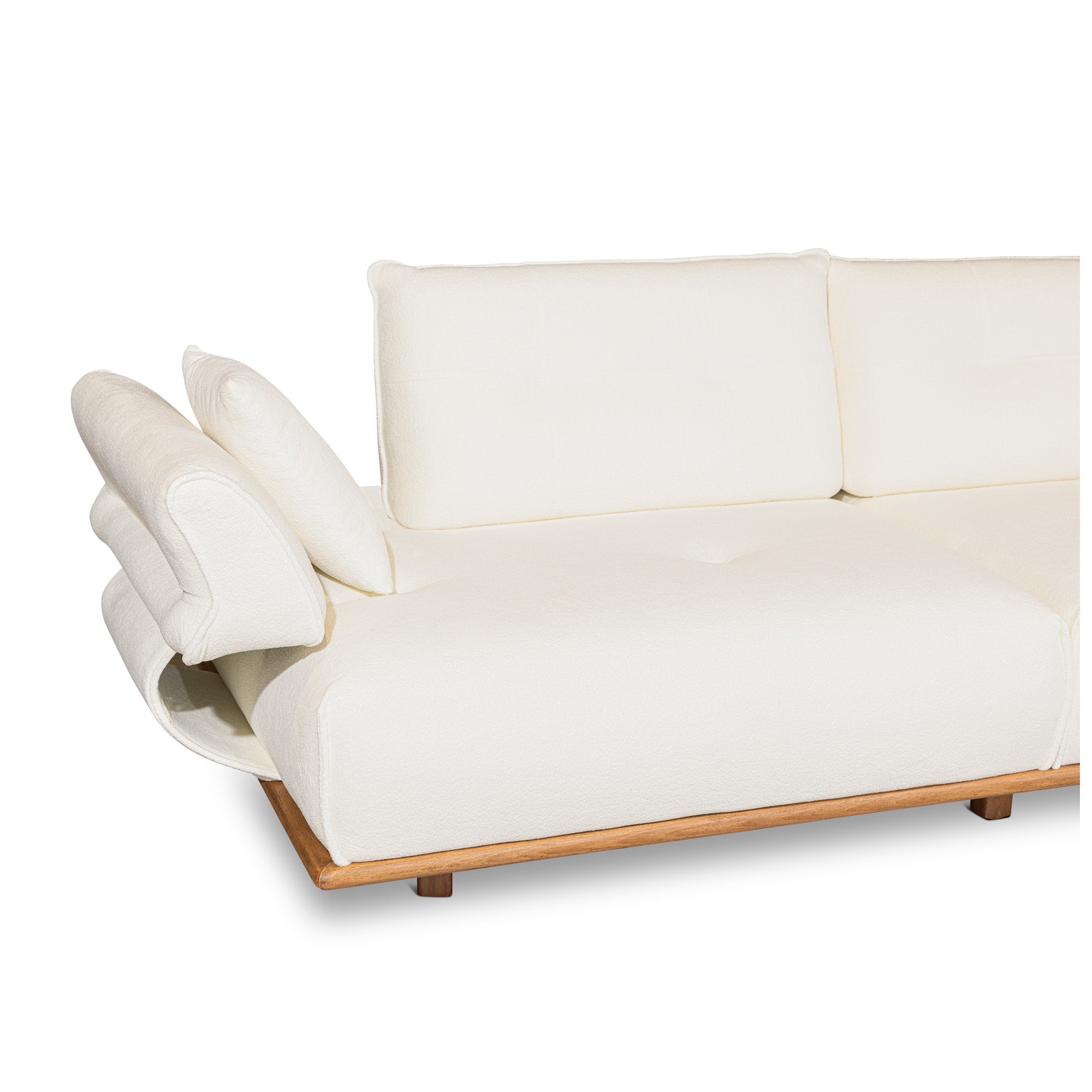 Loft - 3-seater sofa - Ivory white