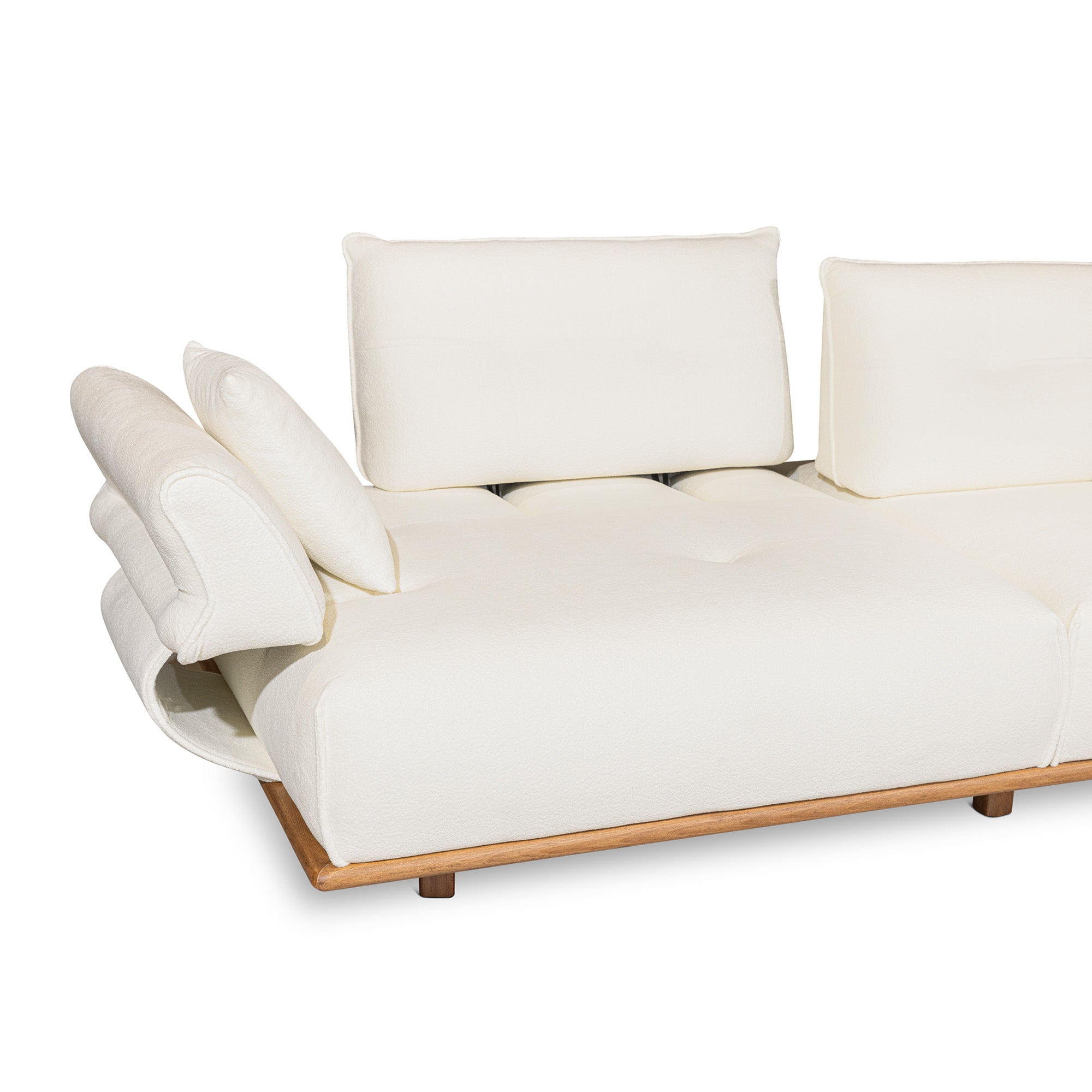 Loft - 3-seater sofa - Ivory white