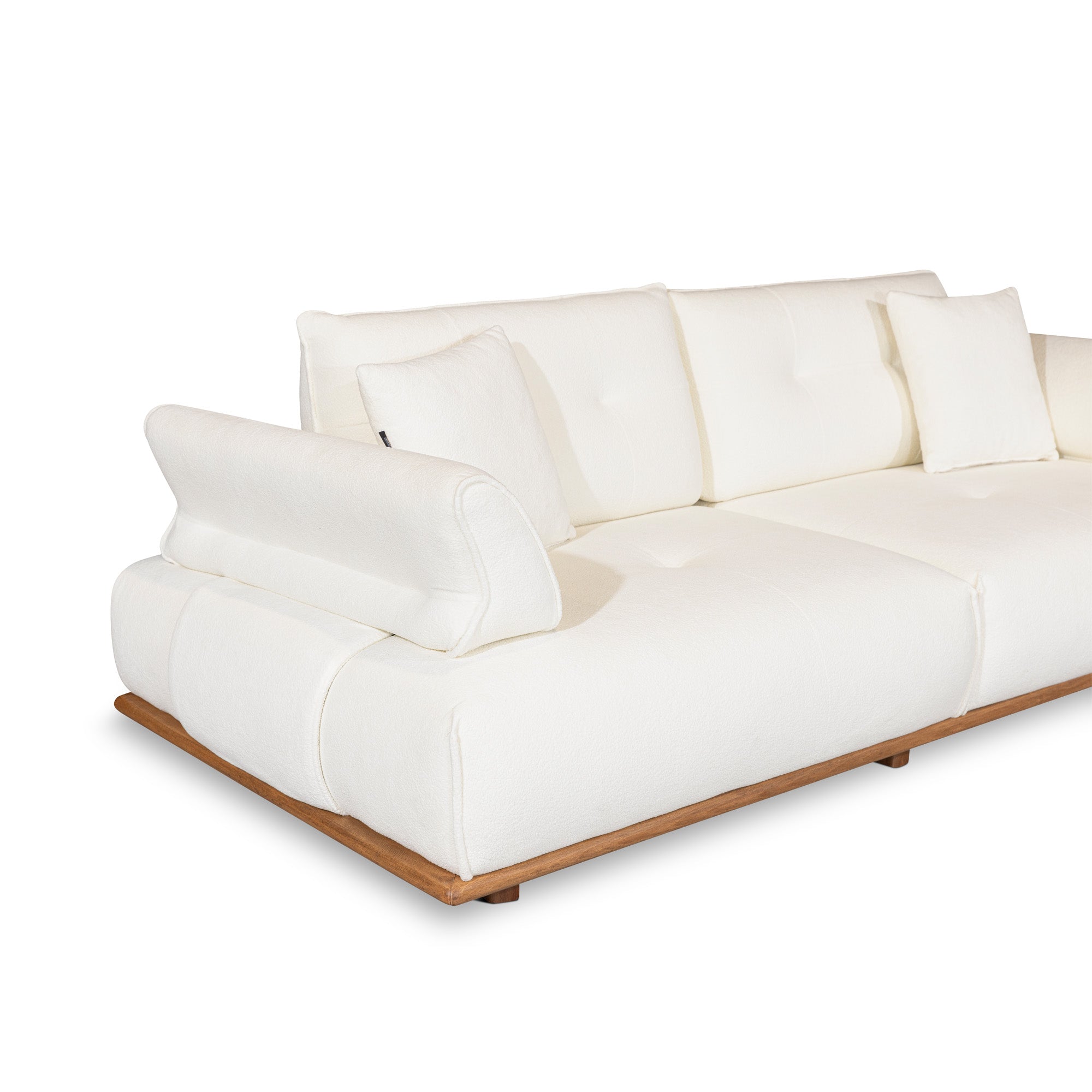 Loft - 3-seater sofa - Ivory white