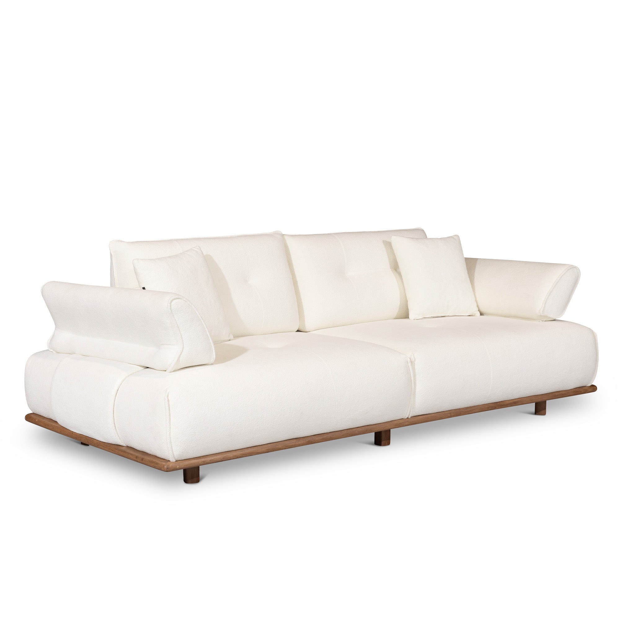 Loft - 3-seater sofa - Ivory white