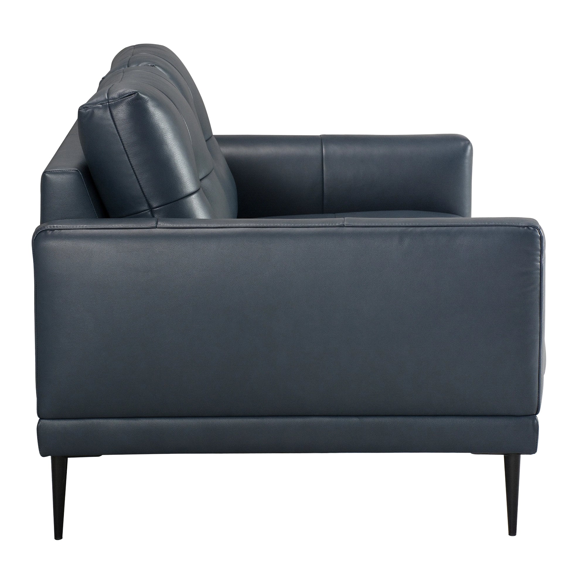 Valerio - Loveseat - Indigo Leather
