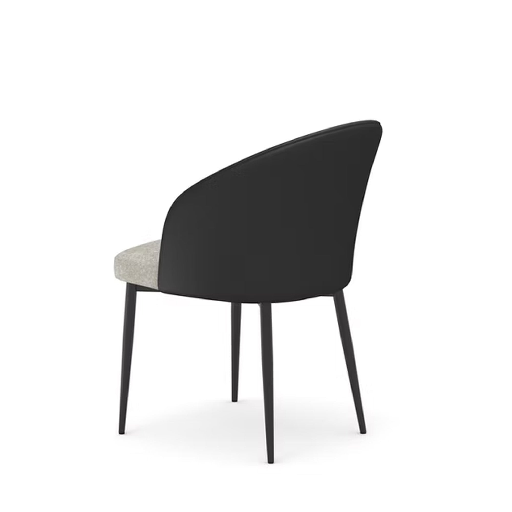 Liam - Dining Chair - Black and Grey