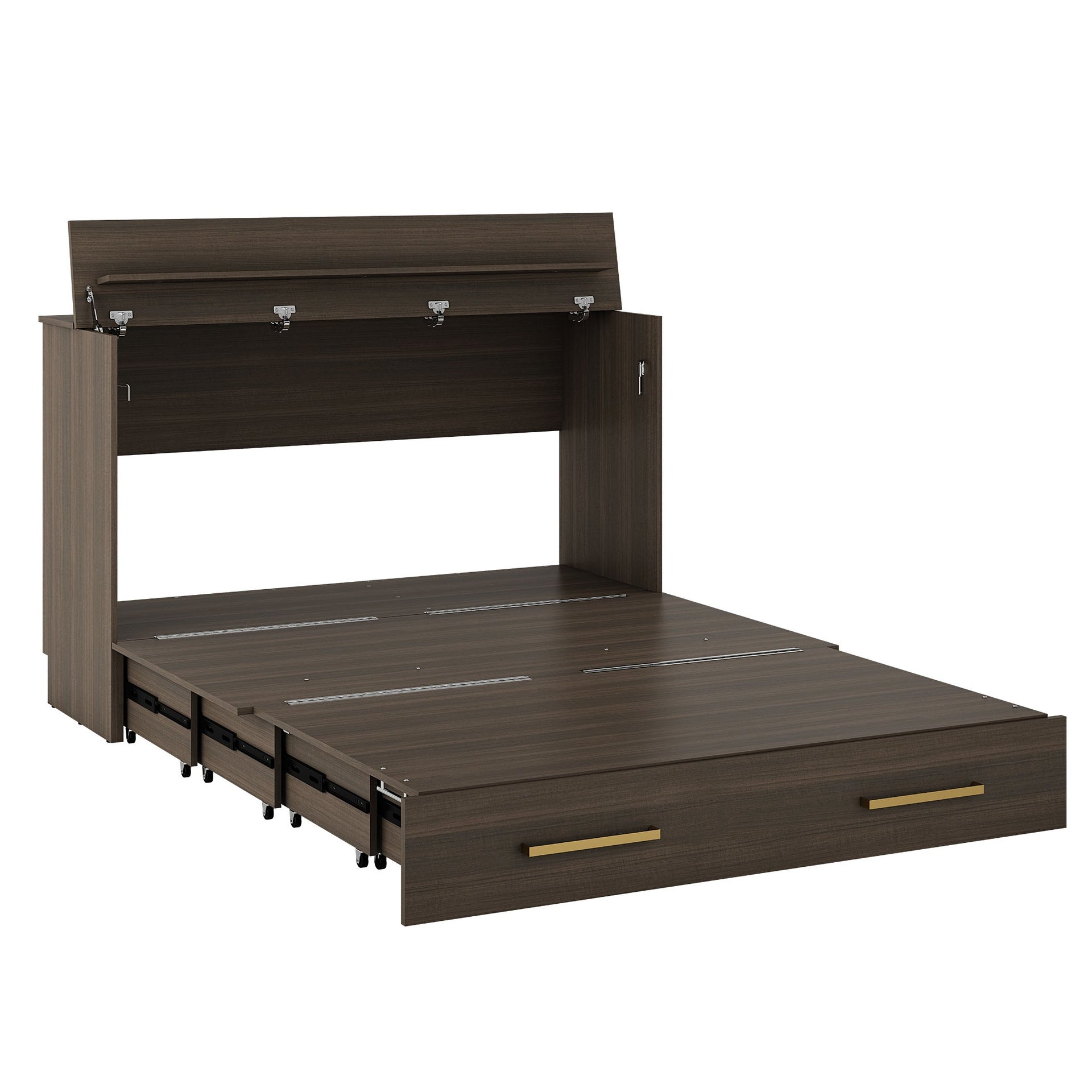 Triade - Queen Cabinet Bed - Tuxedo